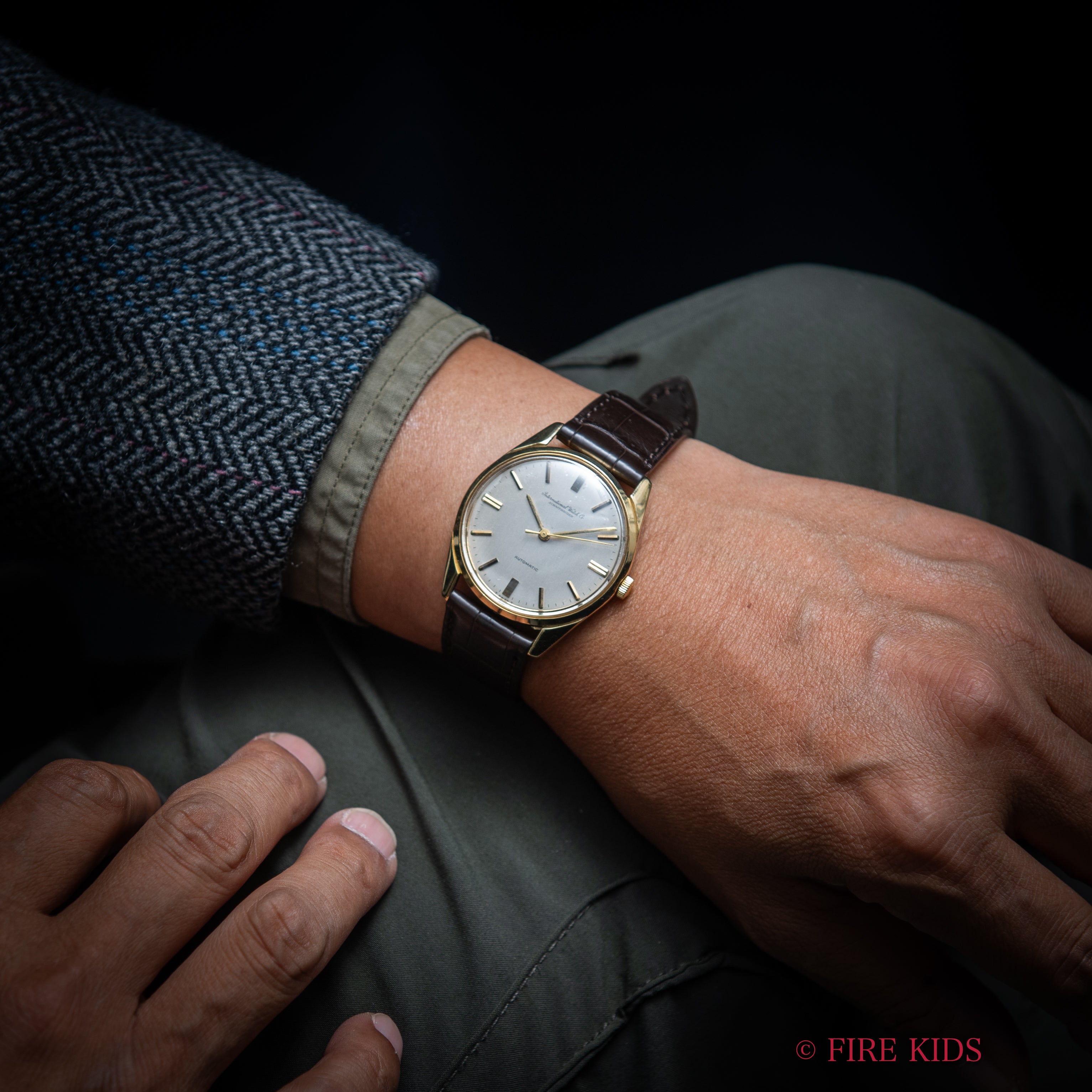 IWC 18金無垢ラウンドケース ペラトン式自動巻き 1967年製 Ref.810A Cal.854