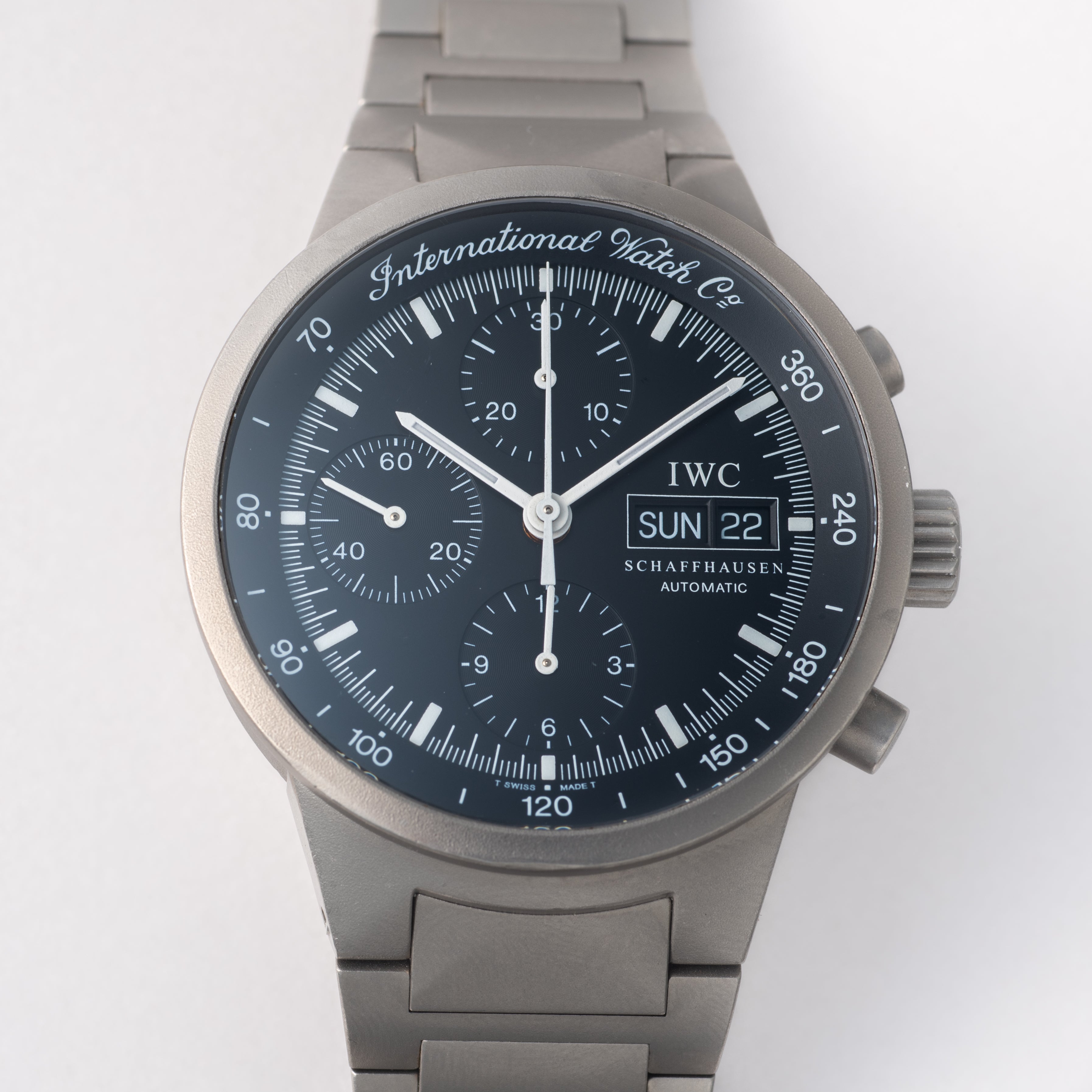 IWC GSTクロノグラフ 2000年製 Ref.3707 チタン 自動巻き