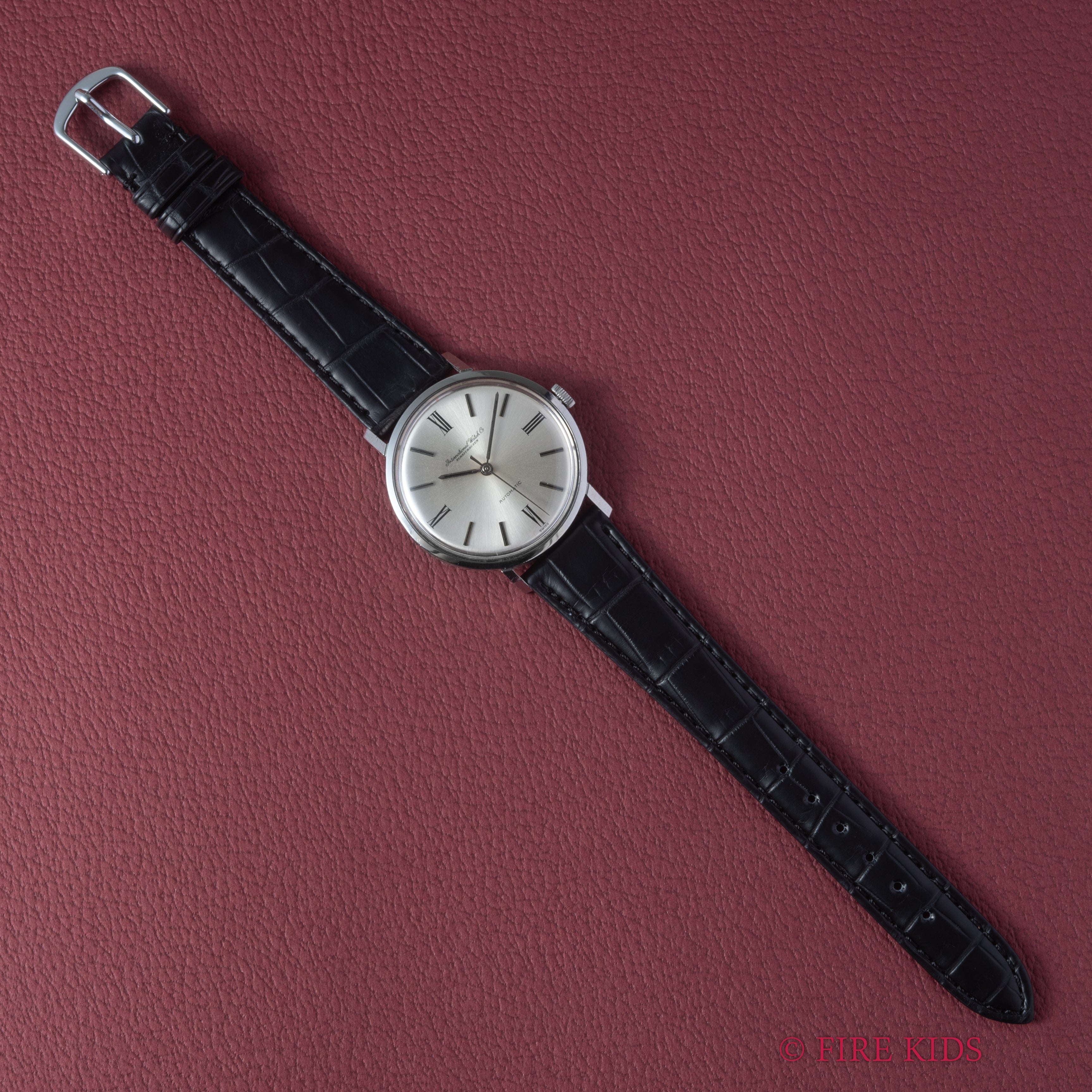 IWC 1964年製 ラウンドケース ペラトン式自動巻き Cal.854 飛びローマンダイヤル Ref.818A