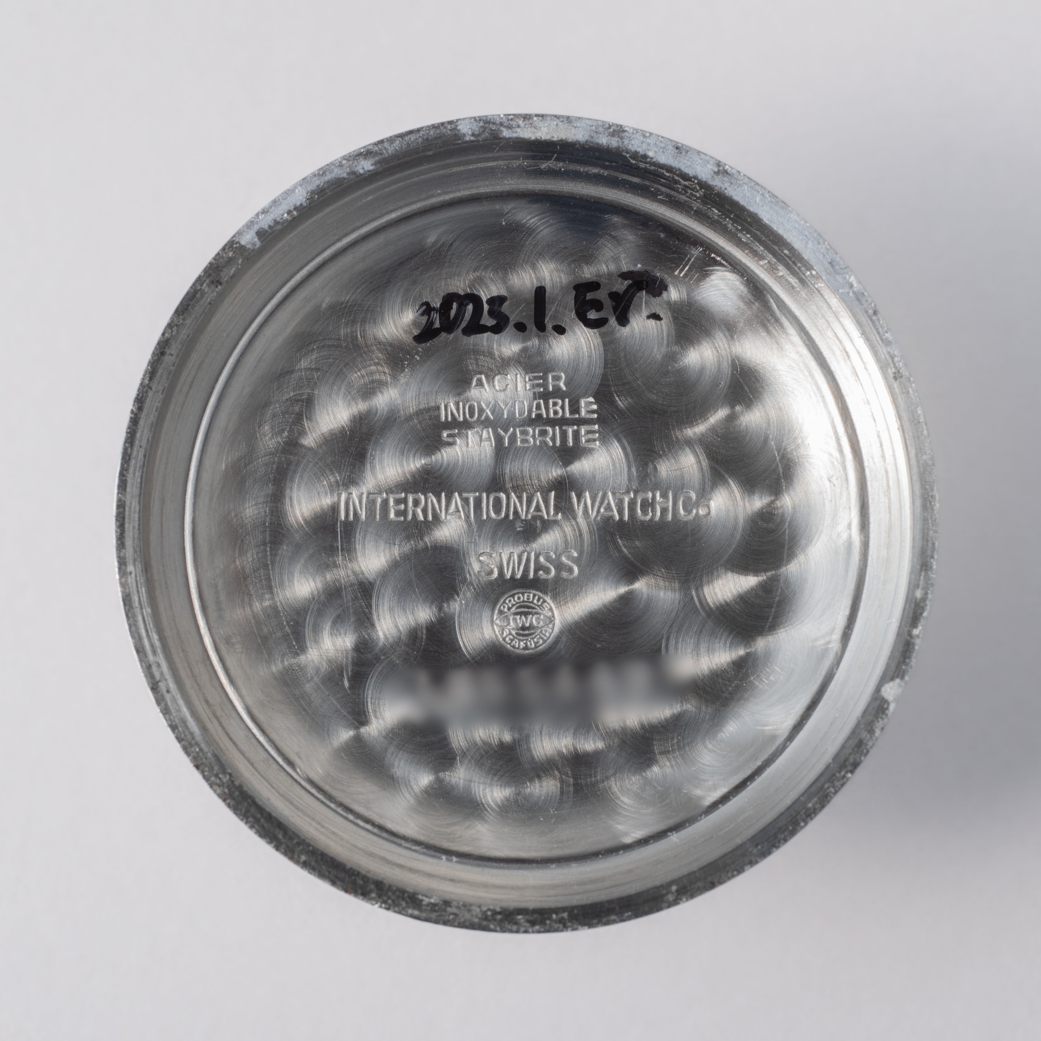 IWC ラウンドケース 1965年製 ペラトン式自動巻き Cal.853 オールドインター