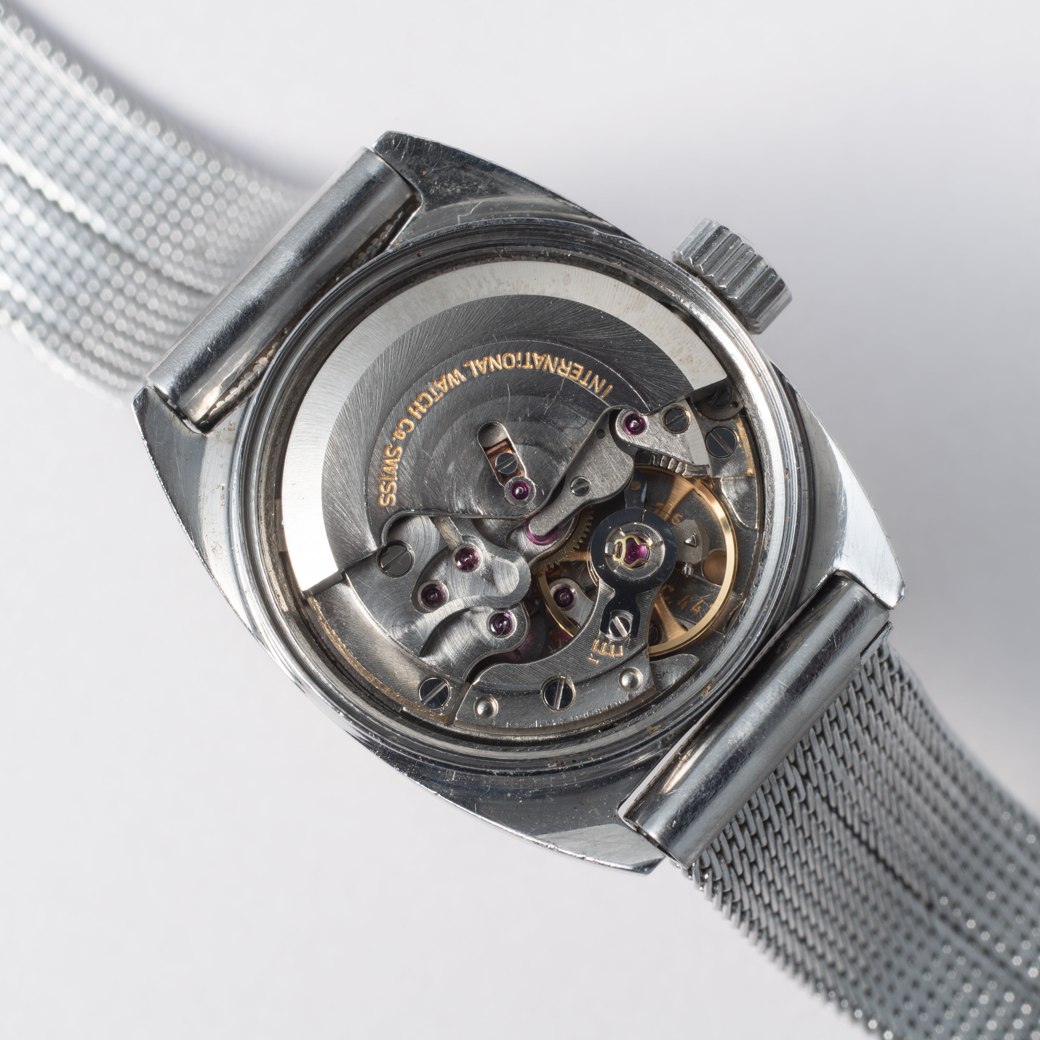 IWC レディース トノー型 1975年製 ペラトン式自動巻きCal.442 R2230A ステンレスメッシュブレス