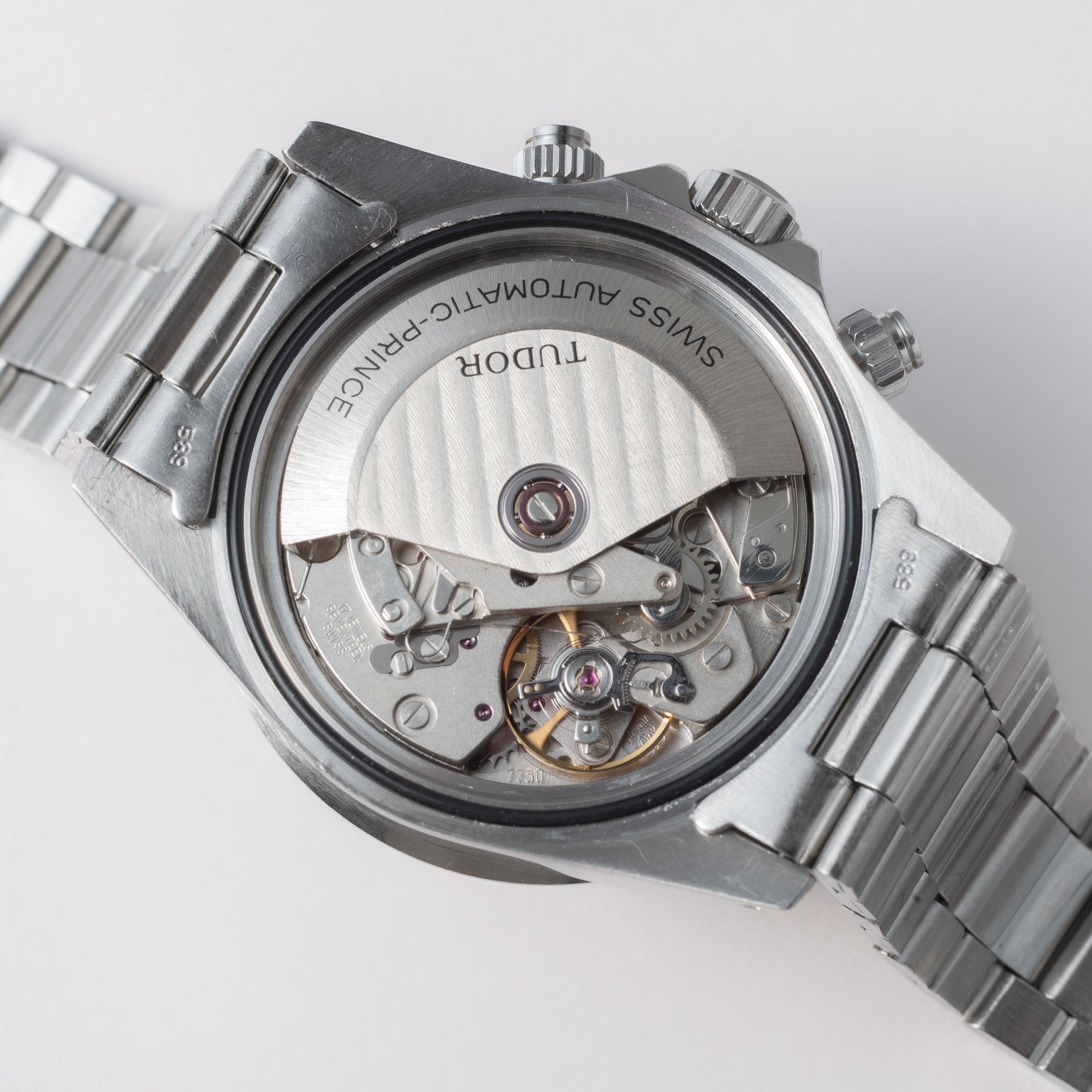 チューダー クロノタイム Ref.79180 逆パンダダイヤル ビックブロック 修理明細付き