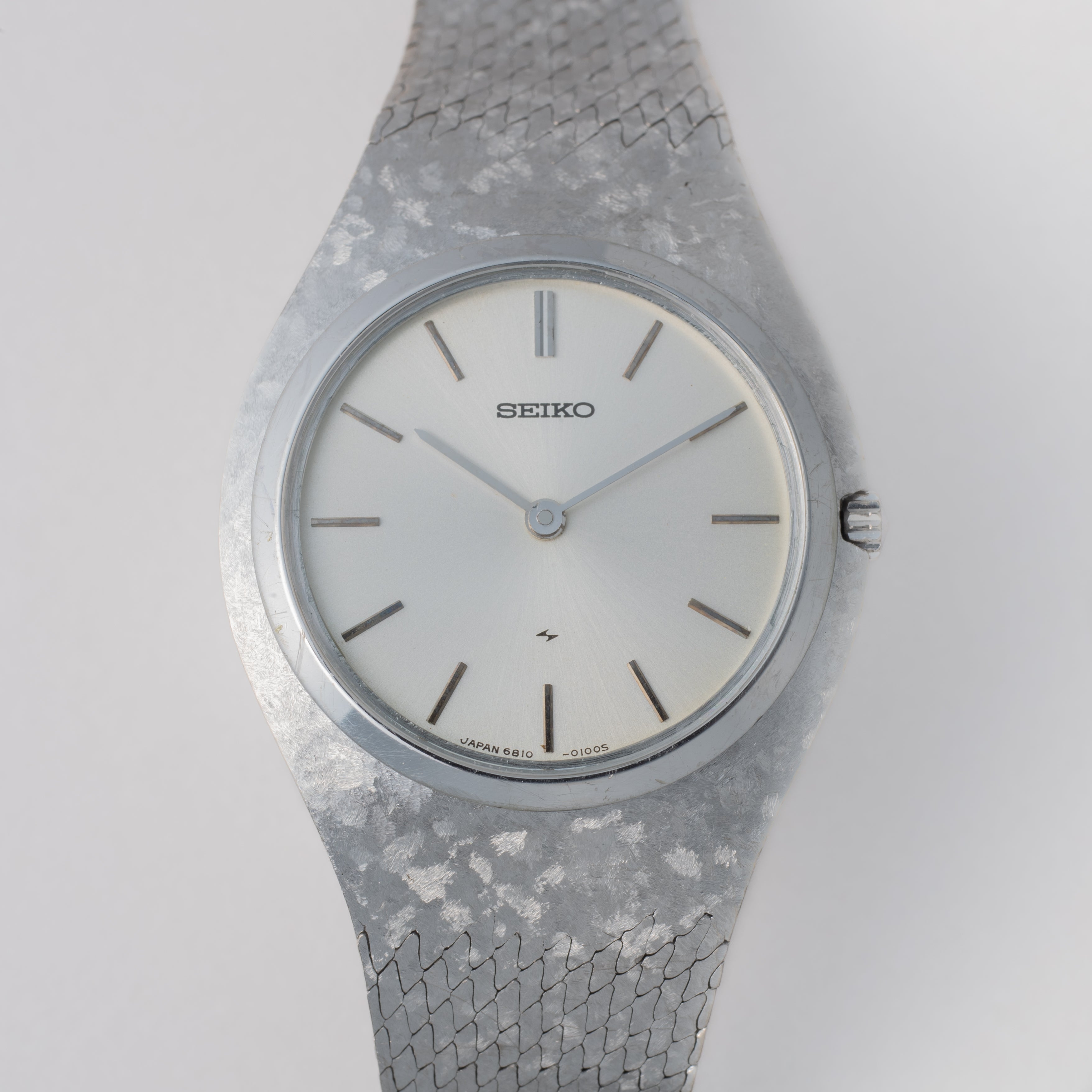 SEIKO 1974年製 18金無垢ホワイトゴールドレディースウオッチ 手巻き