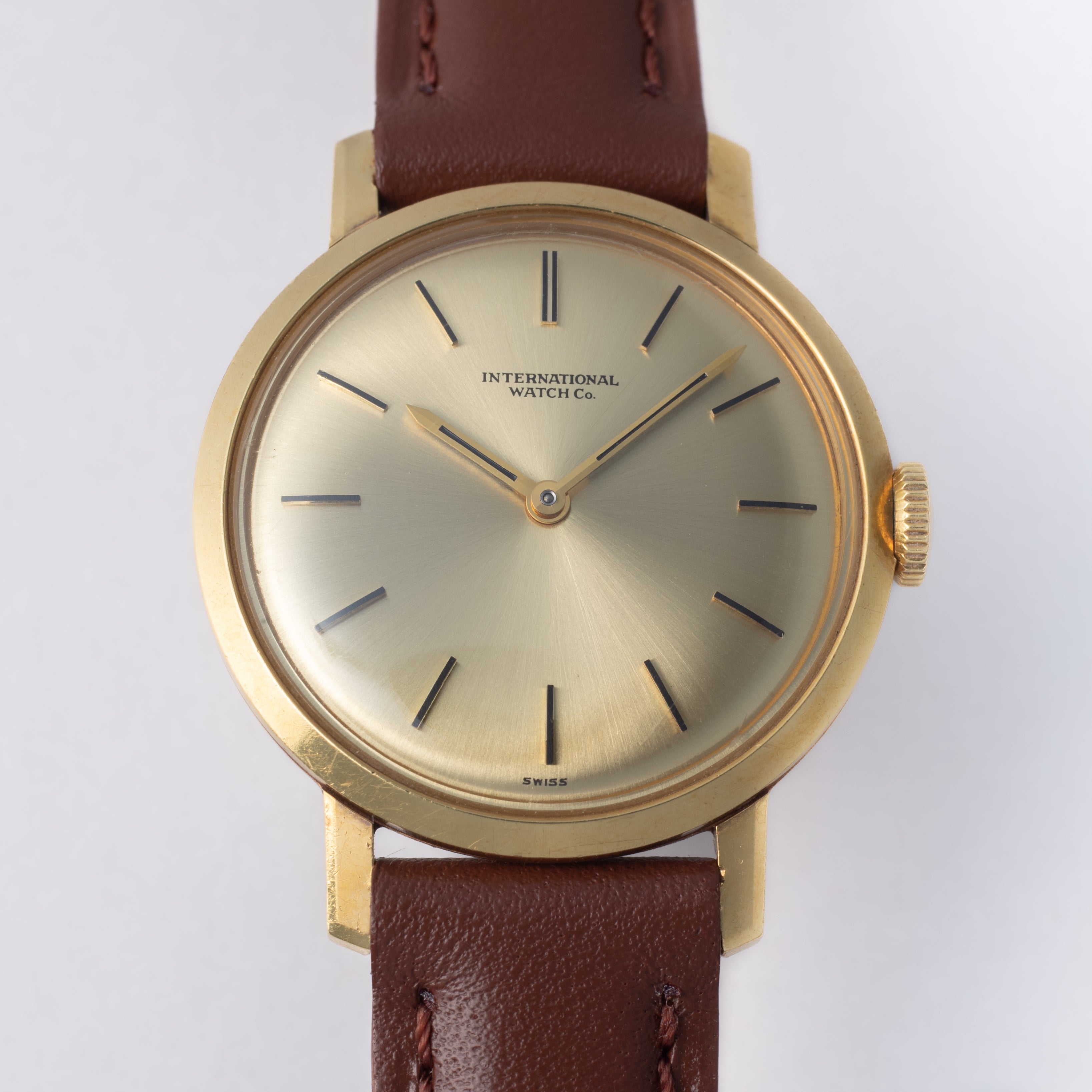 IWC レディース 18金無垢ラウンドケース 1979年製 手巻き Cal.412