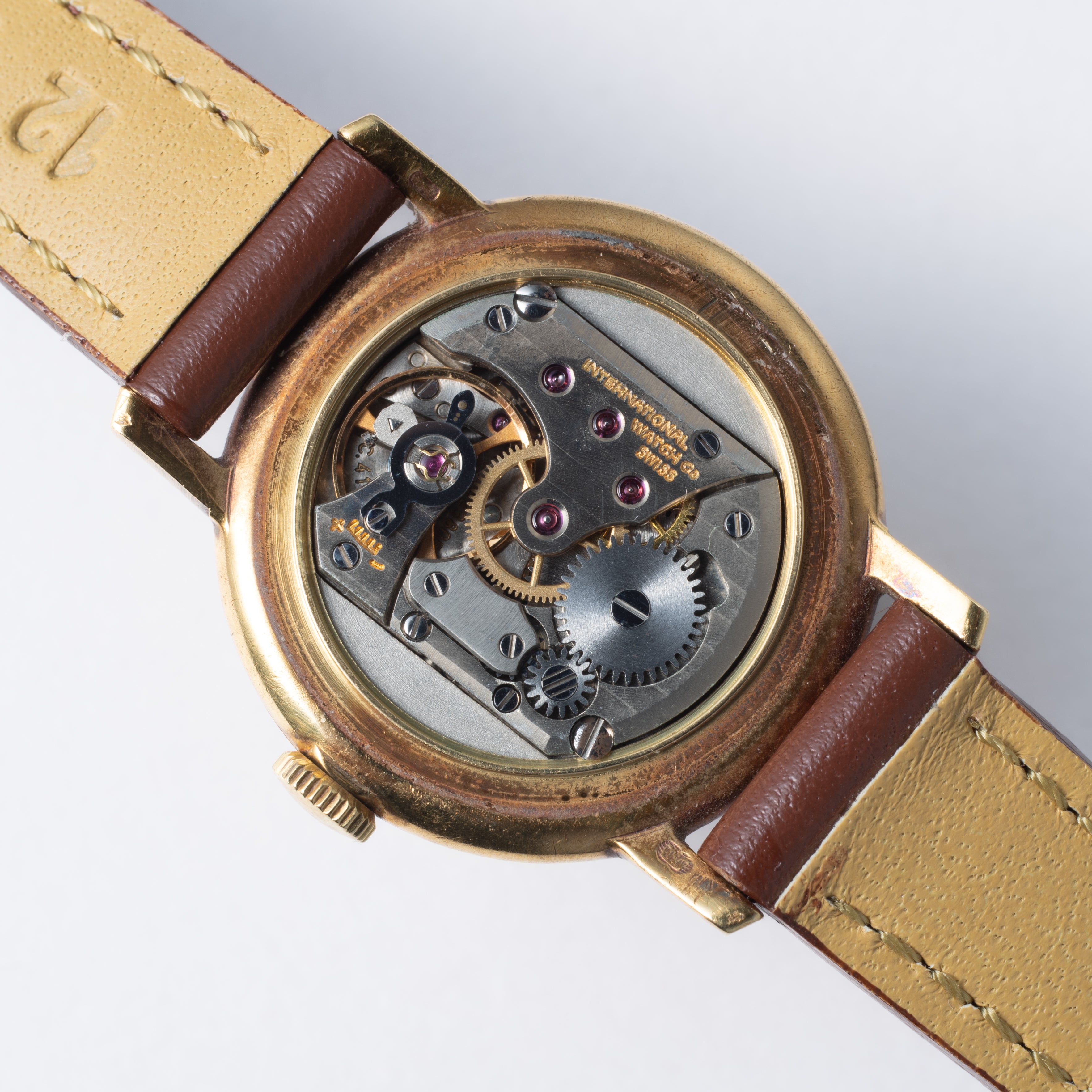 IWC レディース 18金無垢ラウンドケース 1979年製 手巻き Cal.412