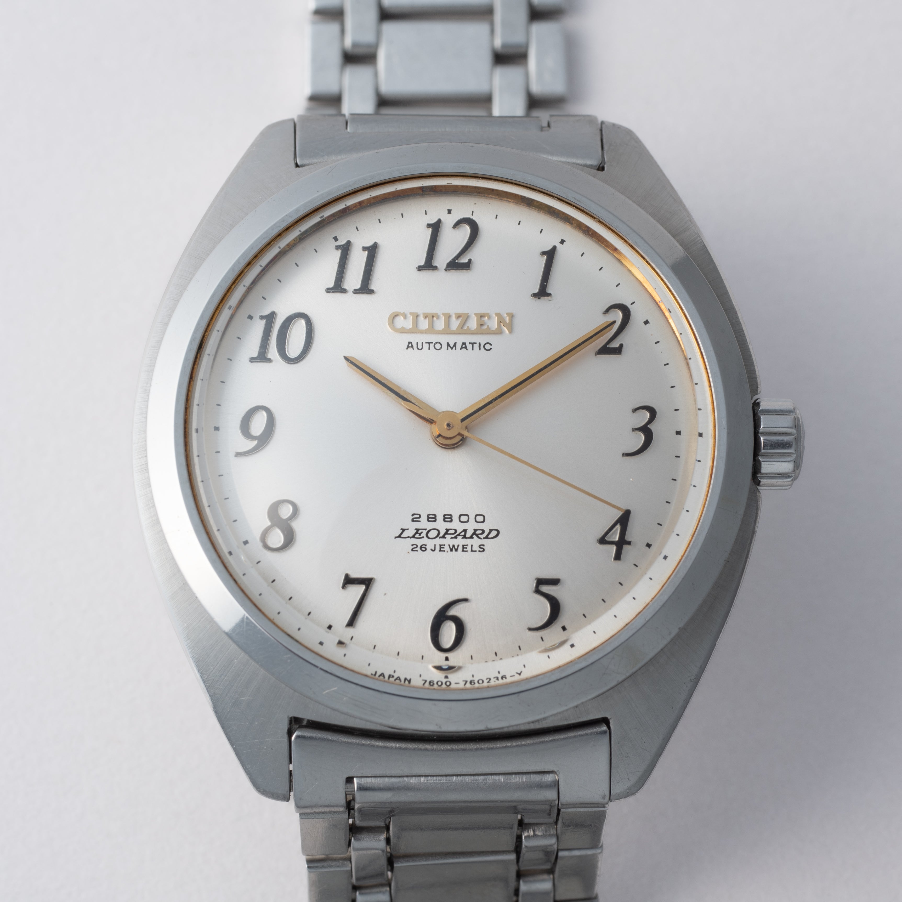 シチズン レオパール アラビア 1974年製 Ref.4-7600-1B-Y ハイビート自動巻き