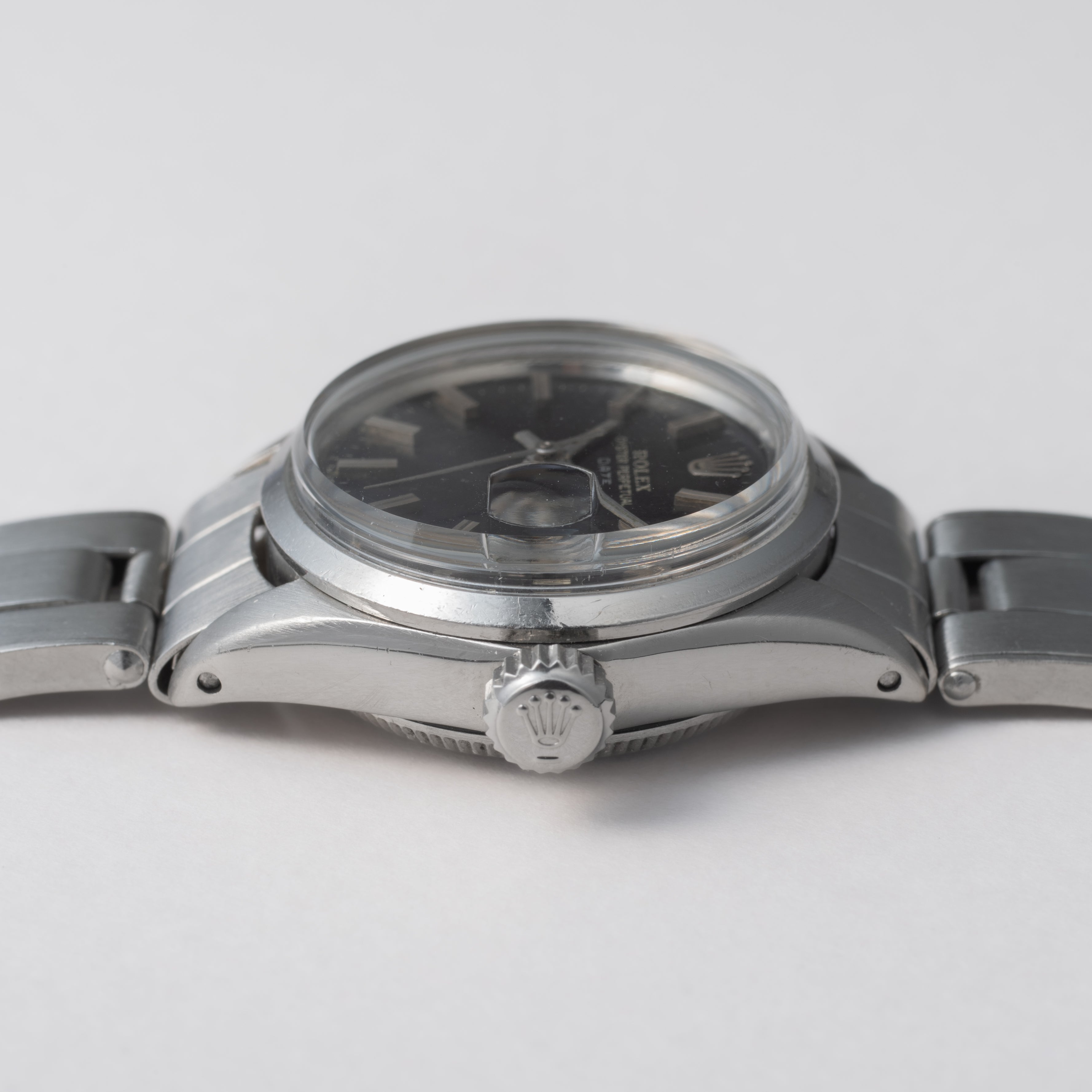 ロレックス レディース 1967年製 Ref.6516 オイスターパーペチュアルデイト ブラックダイヤル