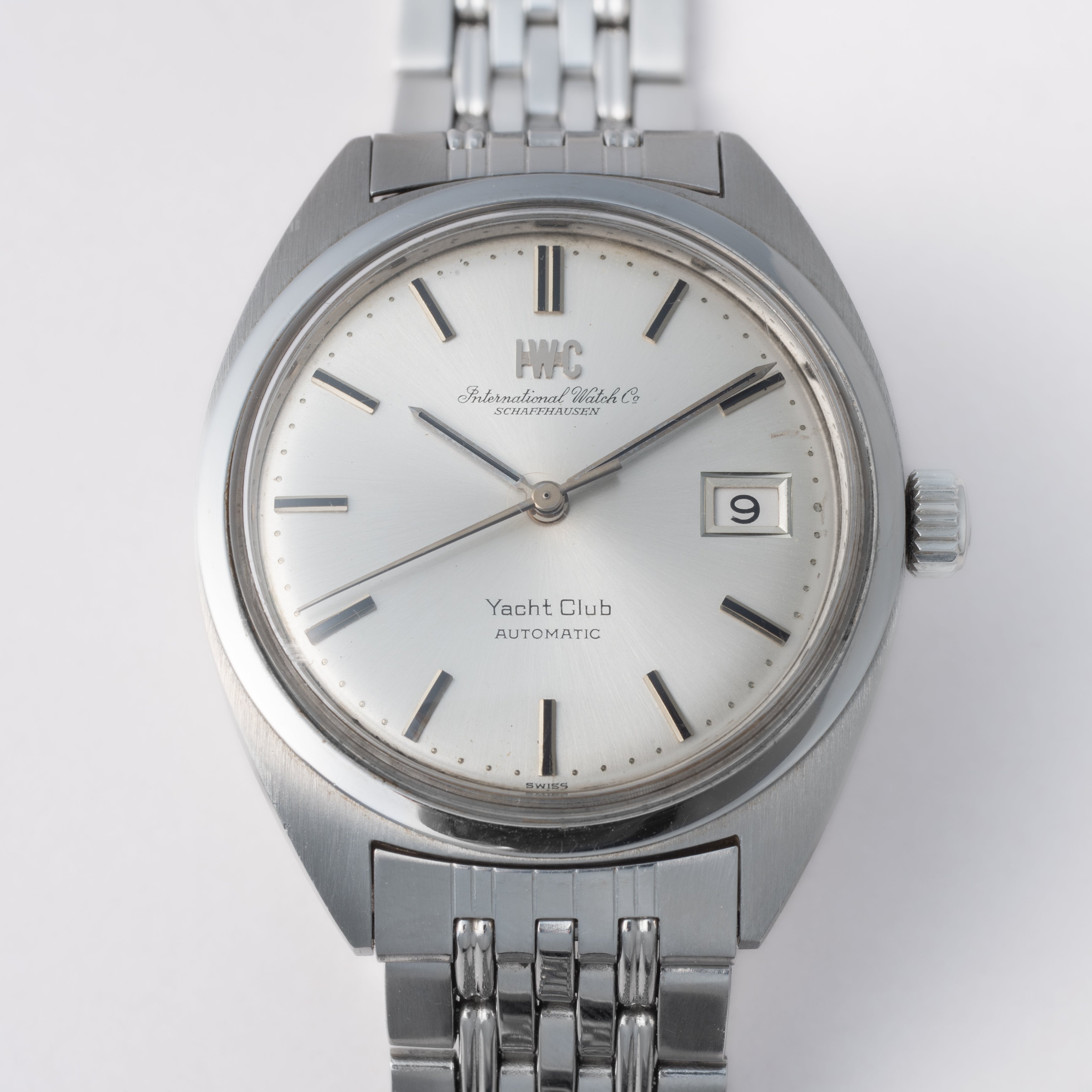 IWC ヨットクラブ 1972年製 ペラトン式自動巻き Cal.8541B 純正ゲイフレアーブレス