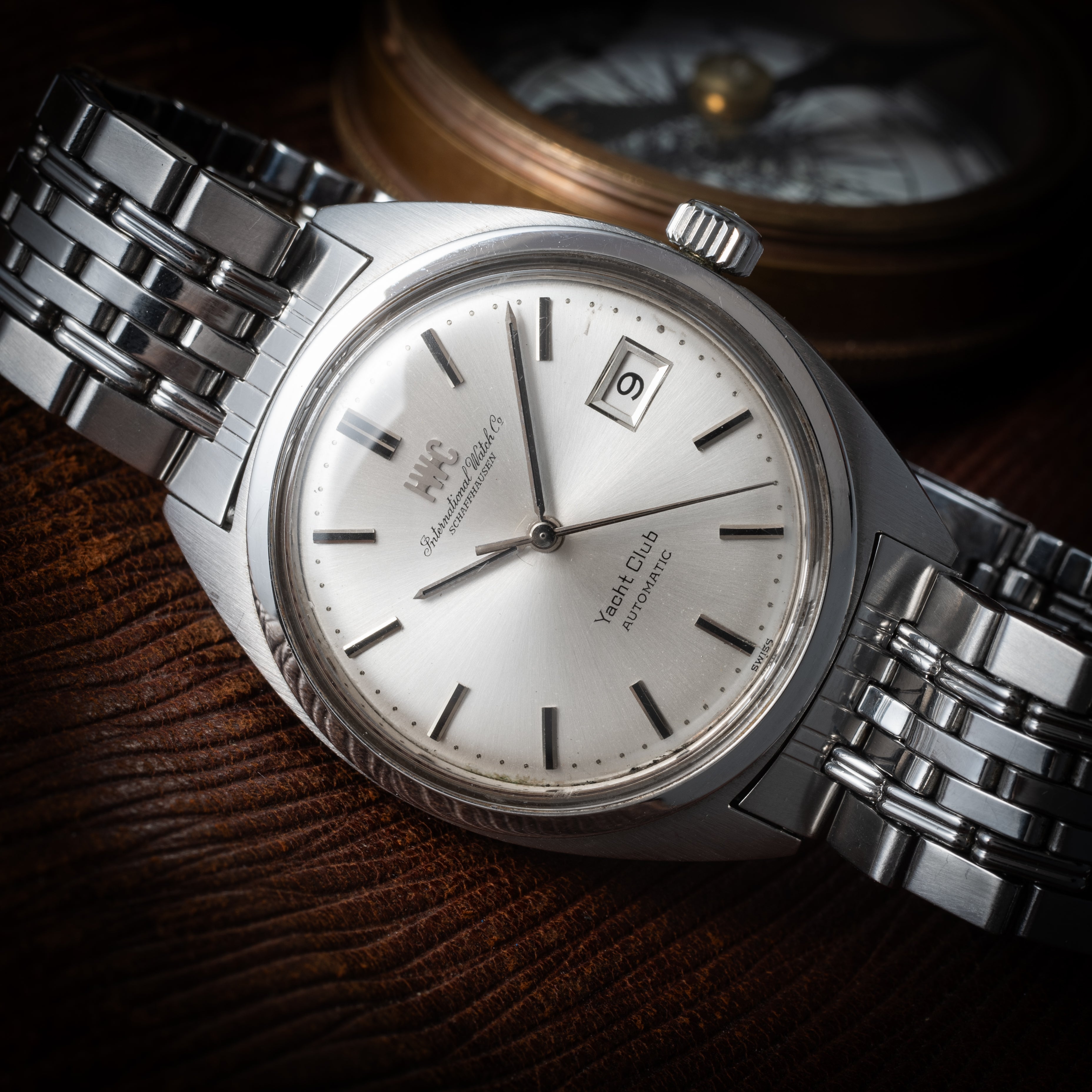 IWC ヨットクラブ 1972年製 ペラトン式自動巻き Cal.8541B 純正ゲイフレアーブレス