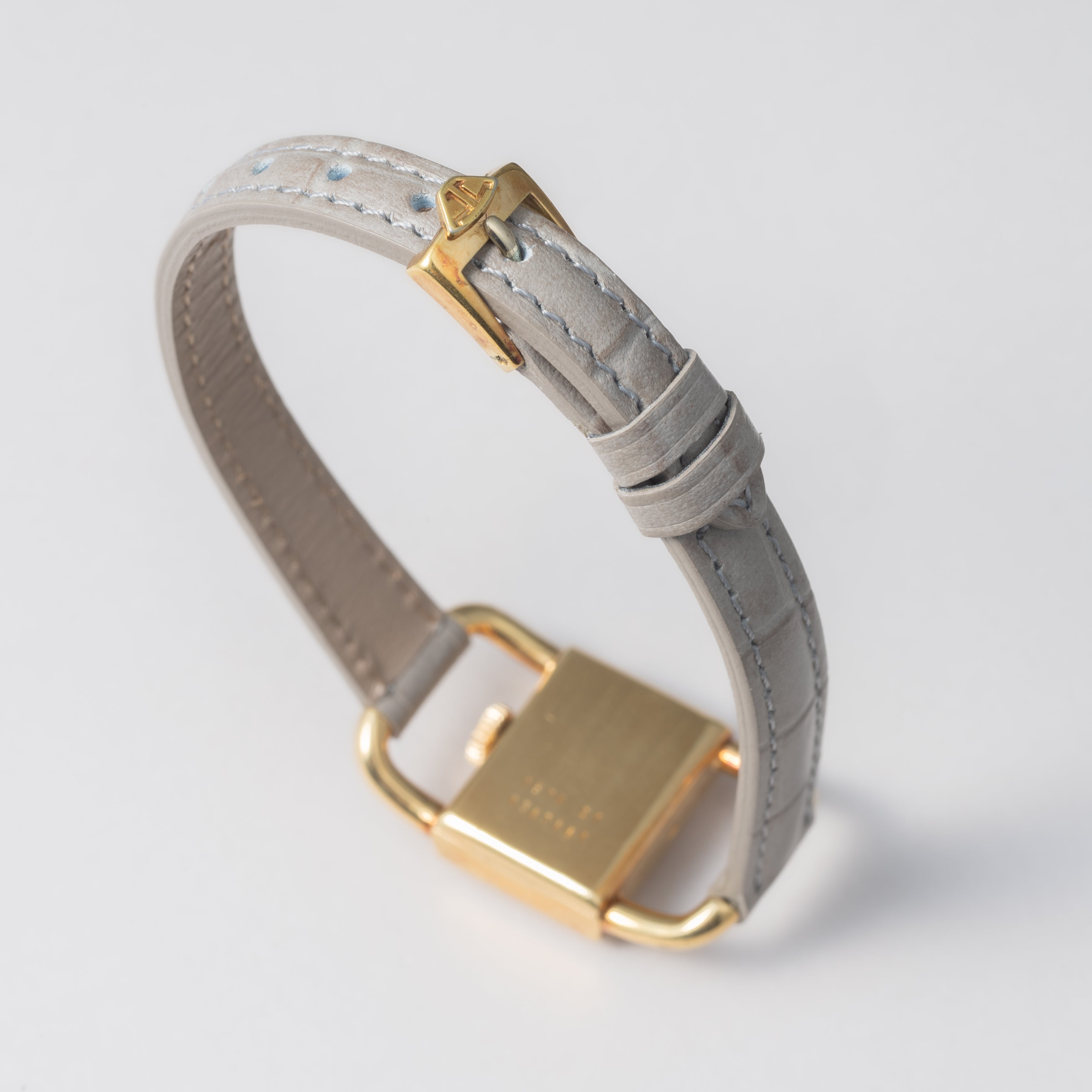 ジャガー・ルクルト 18金無垢レディースウォッチ エトリエ 1970年代製 ブラックダイヤル 手巻き