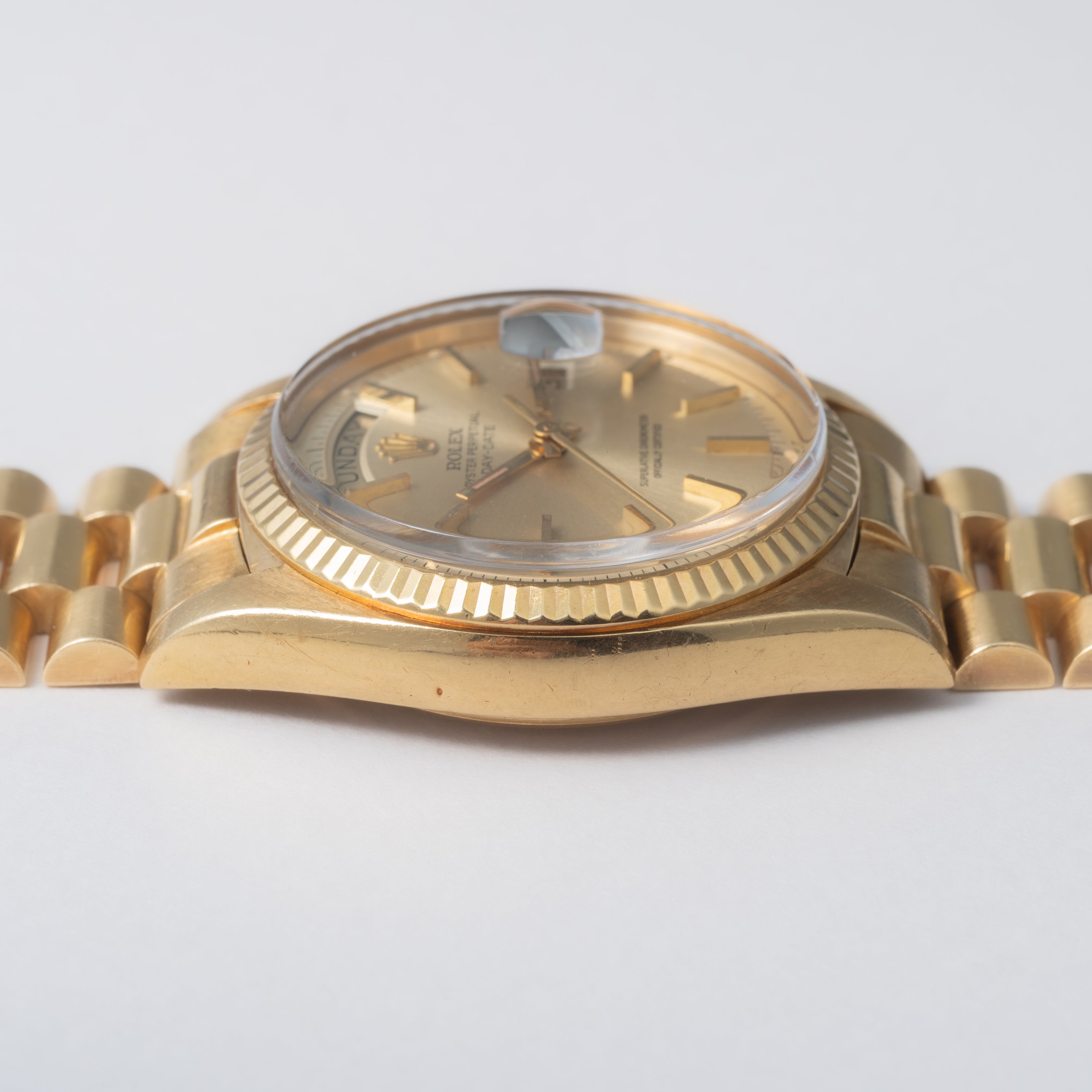 ロレックス デイデイト 自動巻き 1972年製 18金無垢 Ref.1803 シャンパンゴールドダイヤル