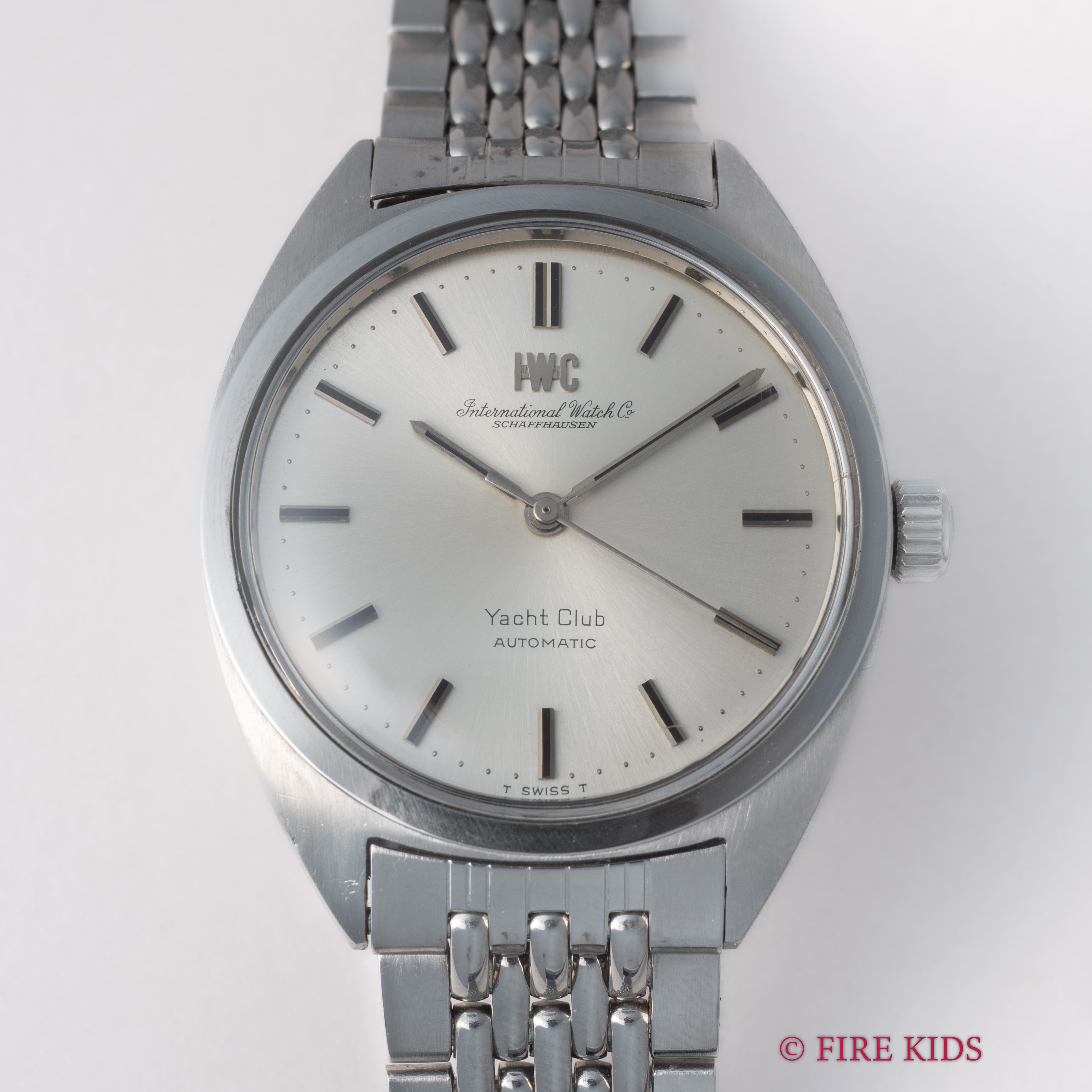 IWC ヨットクラブ 1969年製 ペラトン式自動巻Cal.854 ノンデイト 純正ゲイフレアーブレス