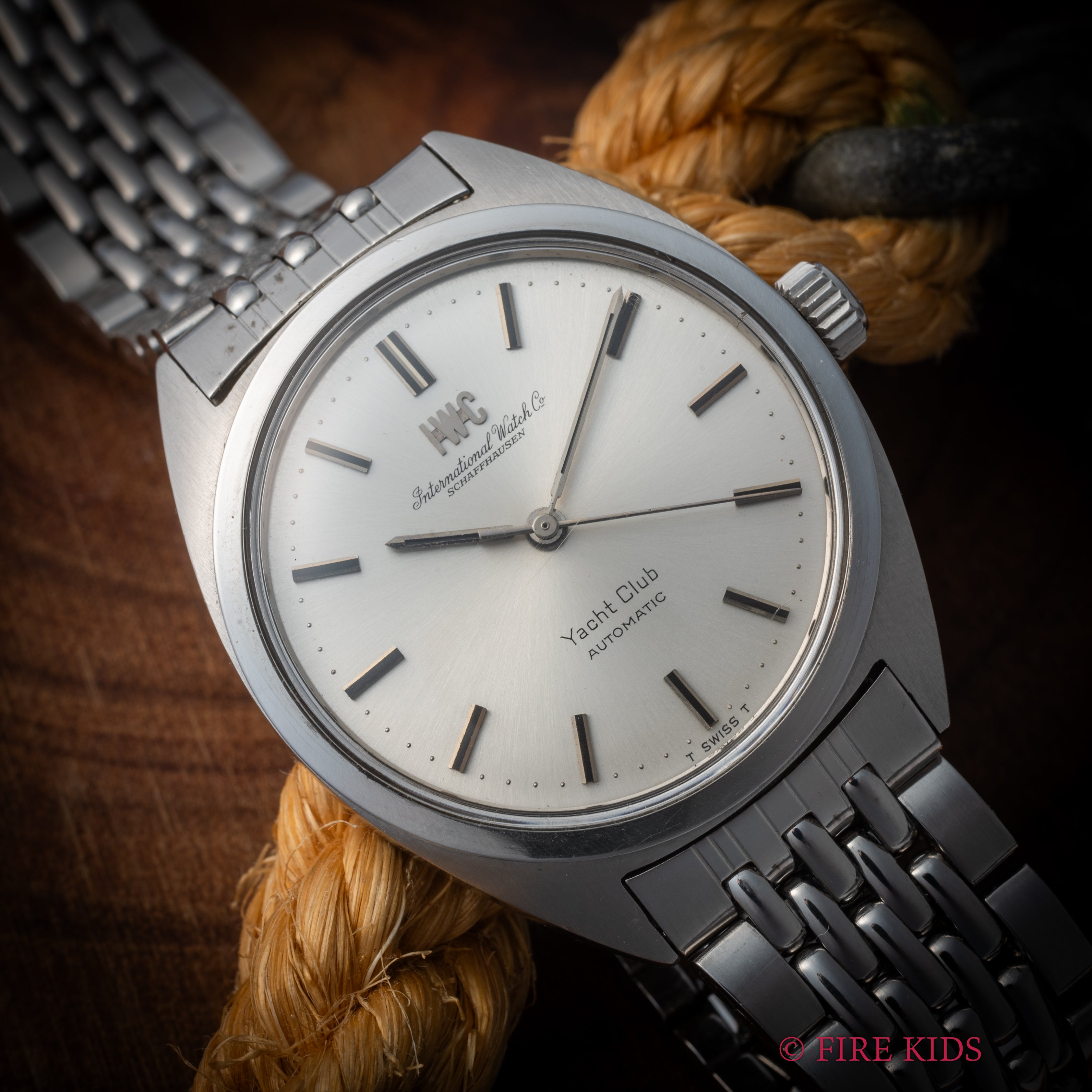 IWC ヨットクラブ 1969年製 ペラトン式自動巻Cal.854 ノンデイト 純正ゲイフレアーブレス