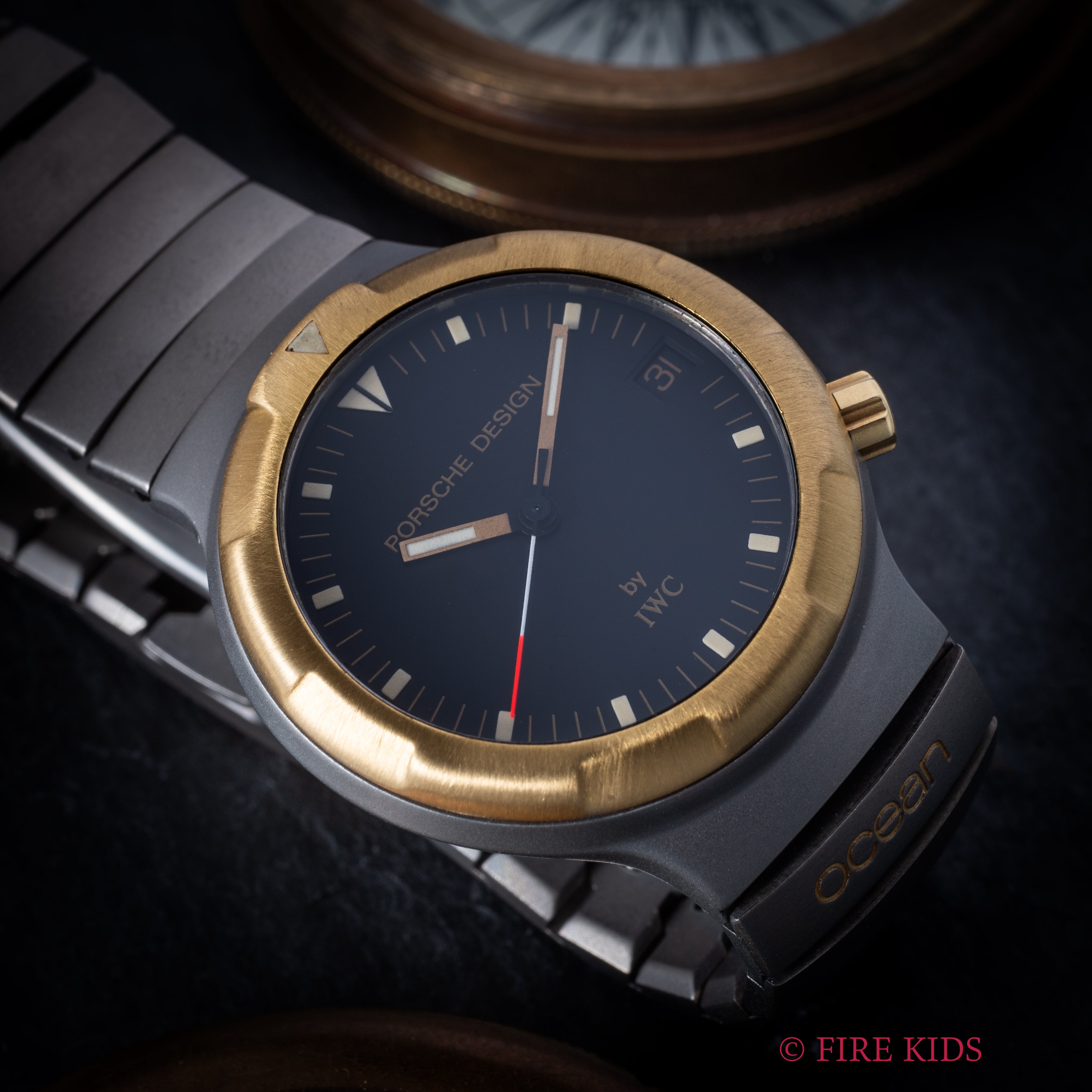 ポルシェデザイン by IWC オーシャン500 コンビ 1987年製 チタンケース 自動巻