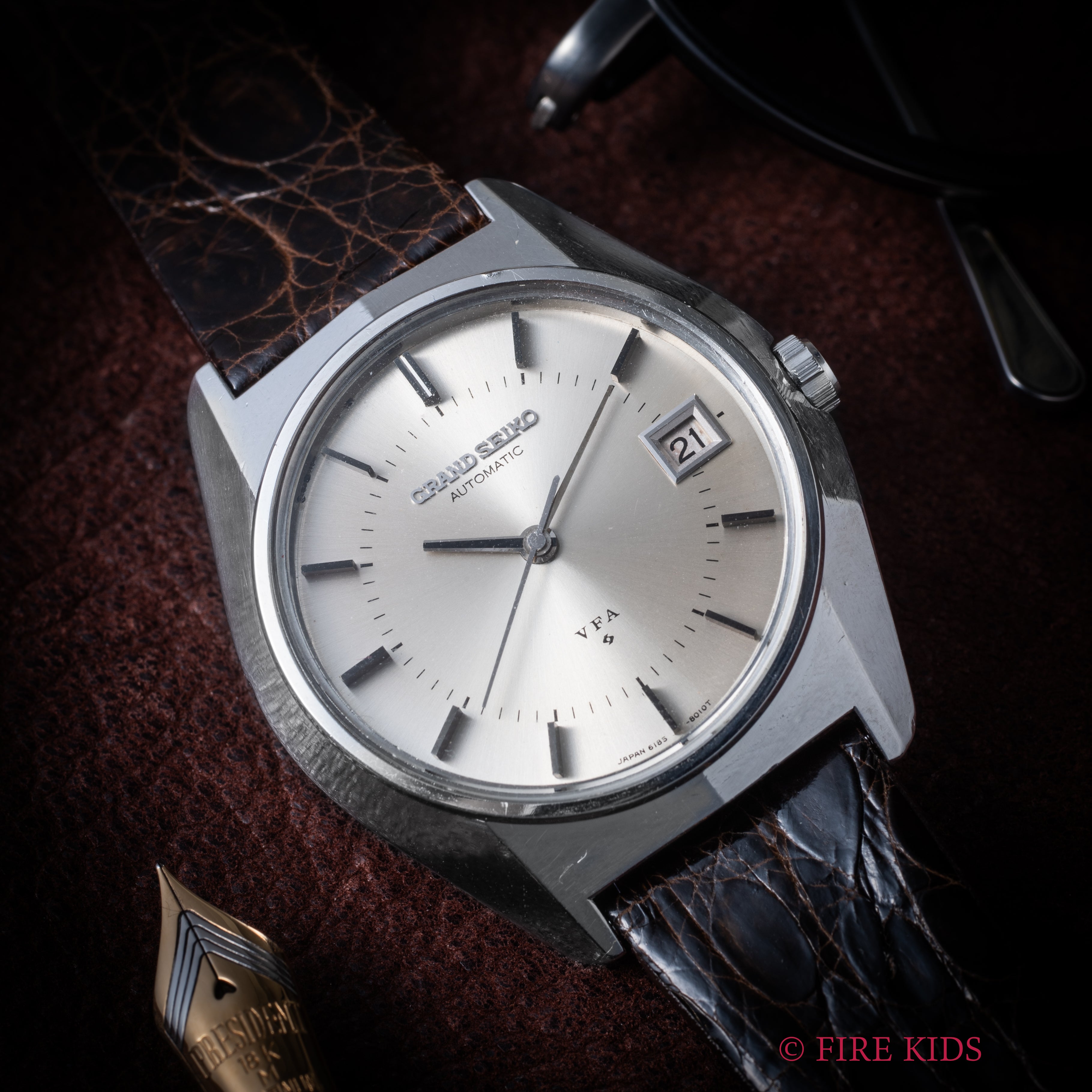 グランドセイコー V.F.A 1970年製/昭和45年製 Ref.6185-8020 オリジナルシルバーダイヤル 61GS