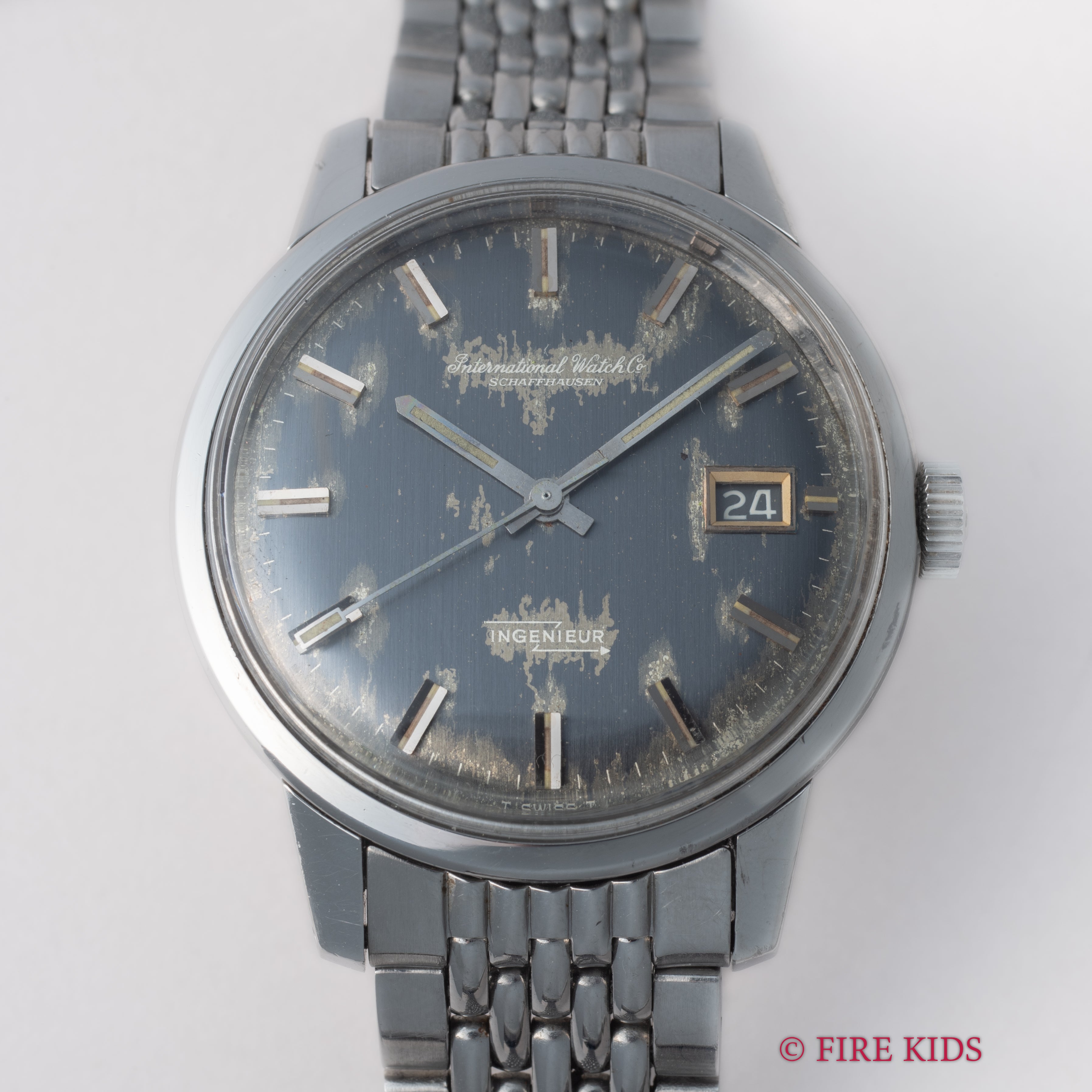 IWC インヂュニア ジャンボ Ref.866A パティーナダイヤル 1969年製 純正GFブレス