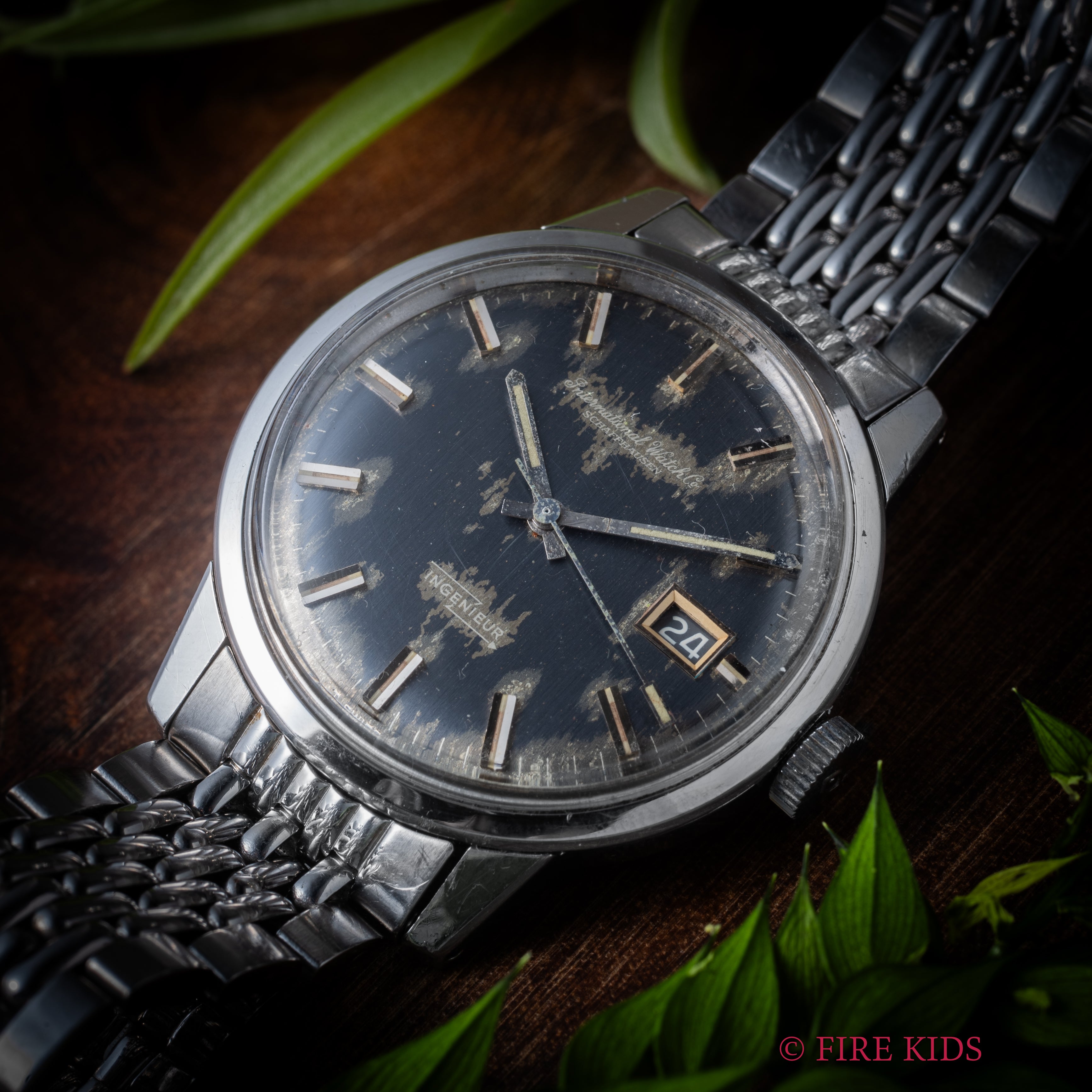 IWC インヂュニア ジャンボ Ref.866A パティーナダイヤル 1969年製 純正GFブレス