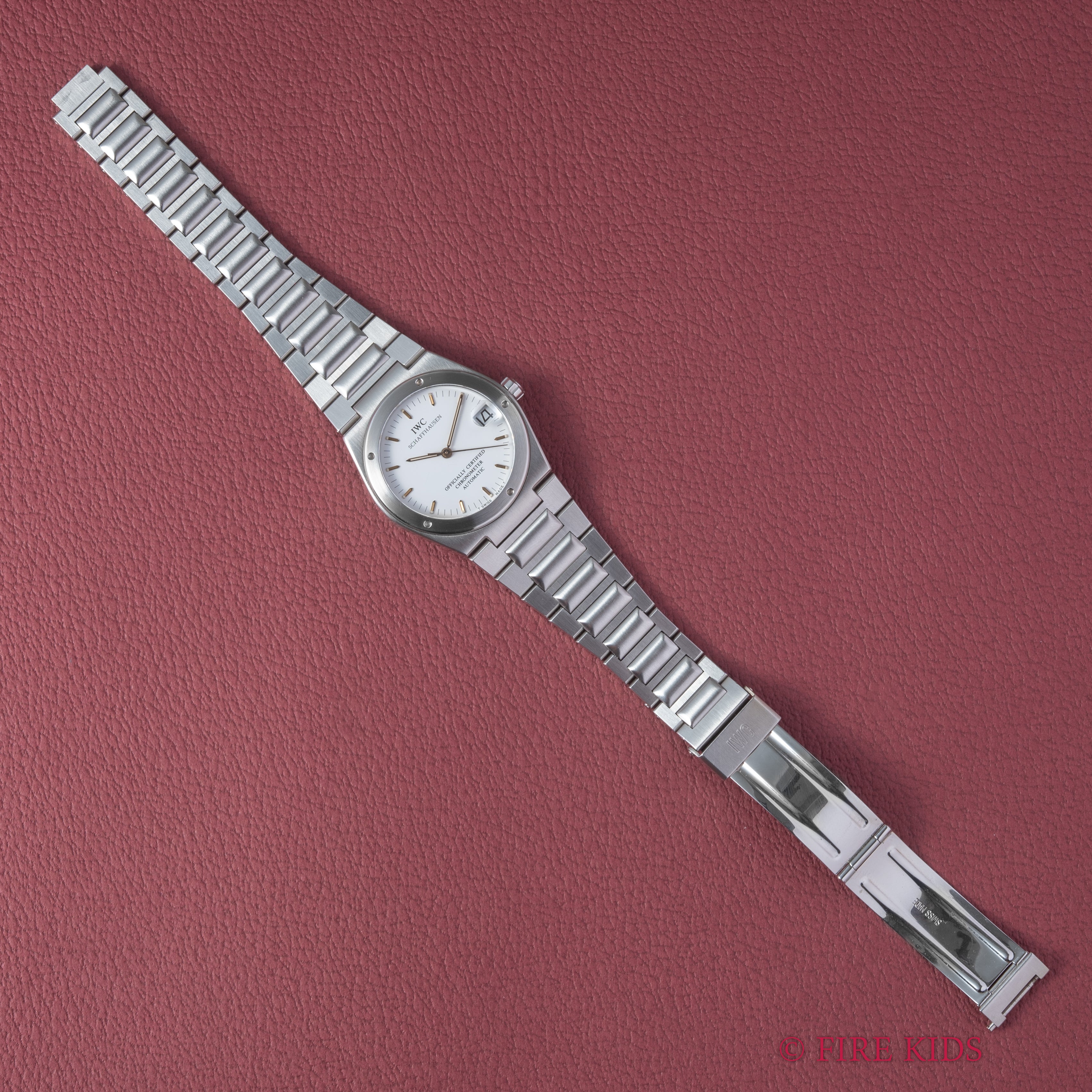 IWC インヂュニア 1993年製 Ref.3521 ジェンタデザイン 耐磁時計 自動巻クロノメーター トリチウム