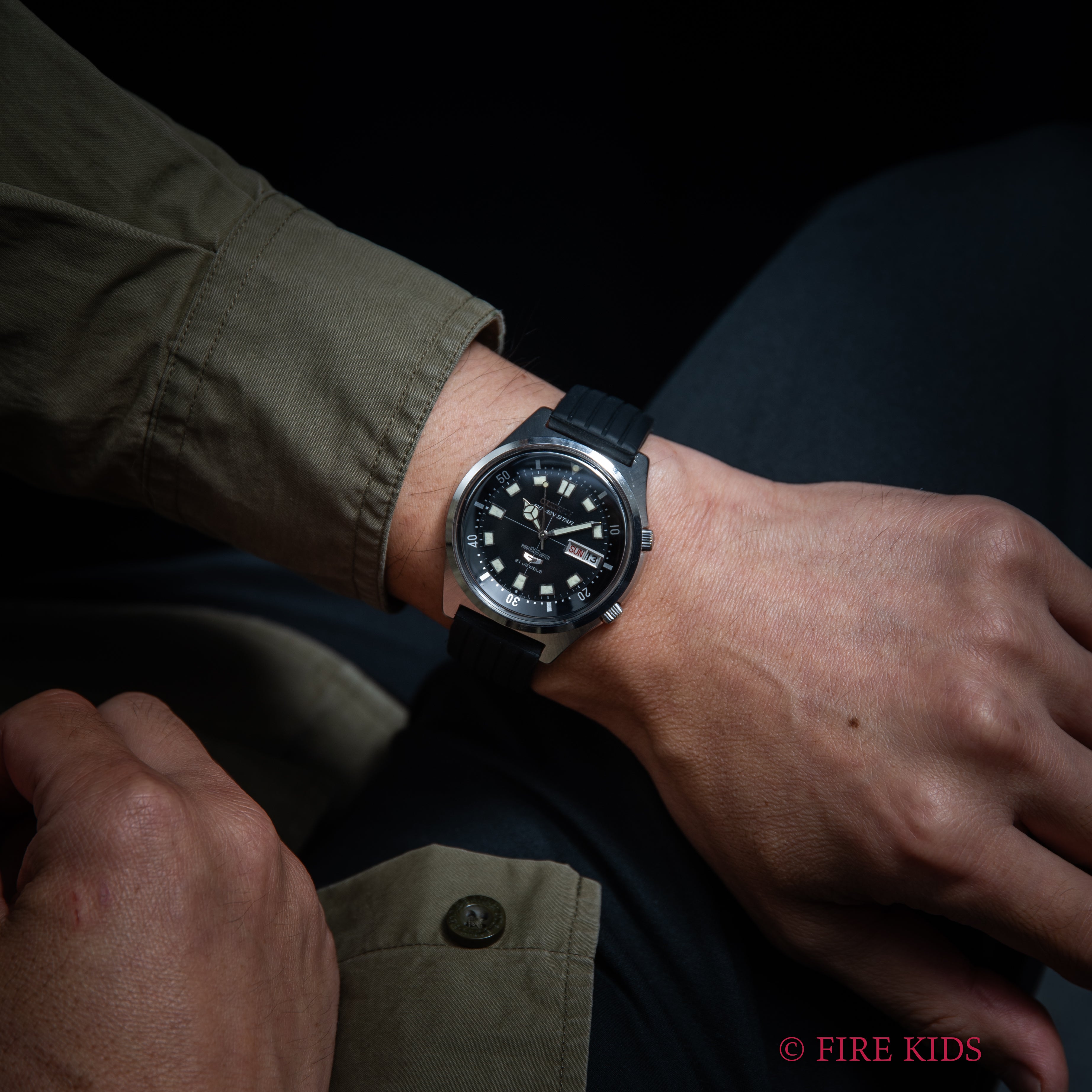 シチズン セブンスター 1968年製 自動巻き ダイバーズウオッチ デイデイト