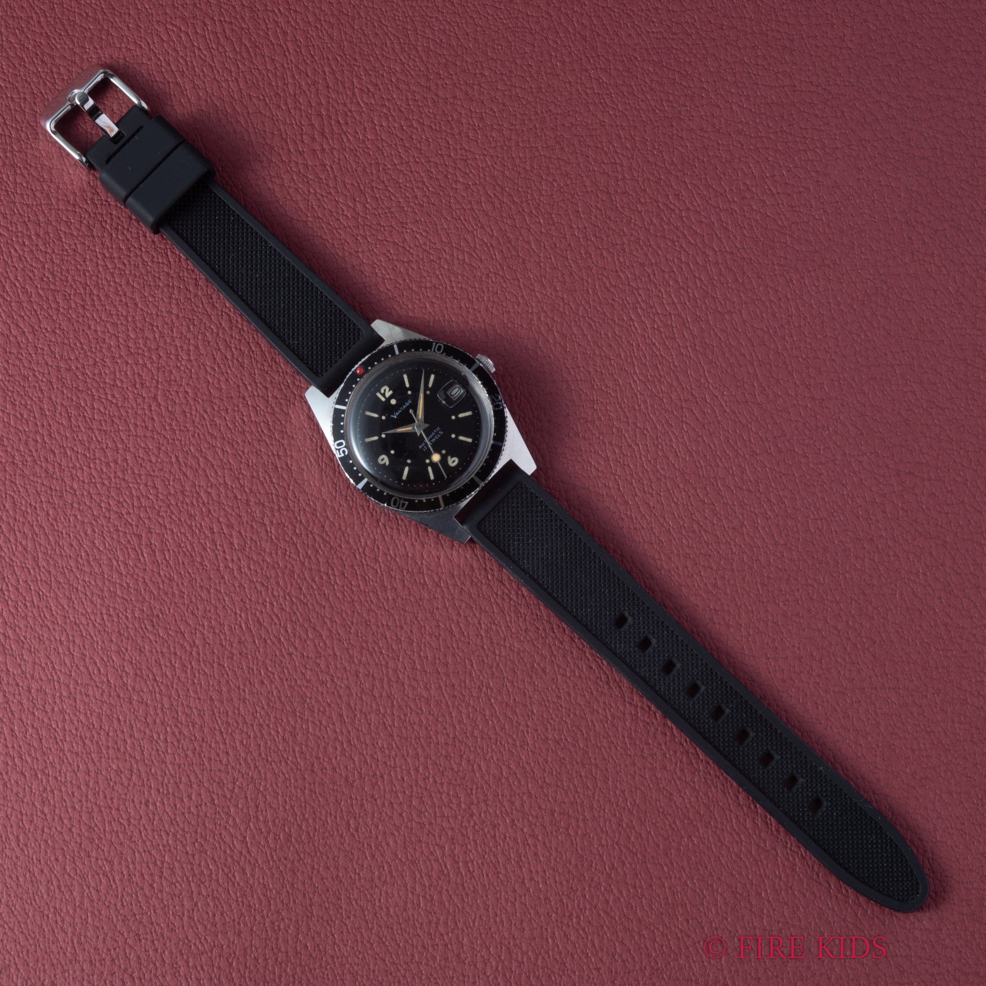 VANTAGE スキンダイバー セイコームーブ 1970年代製 回転ベゼル