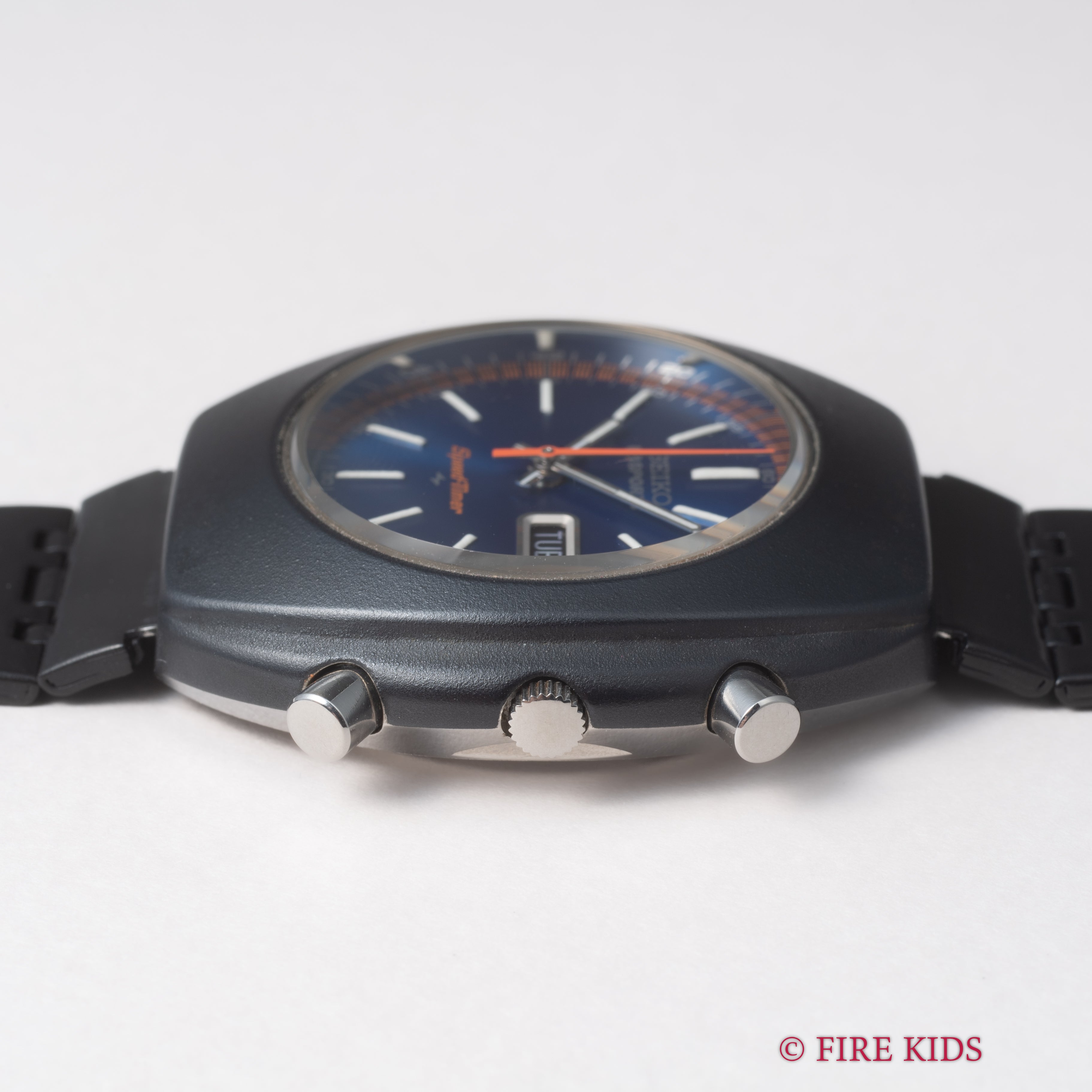 セイコー 5スポーツ スピードタイマー 1972年製 NSBケース 自動巻クロノグラフ Ref.7017-7000 純正ブレス 美品