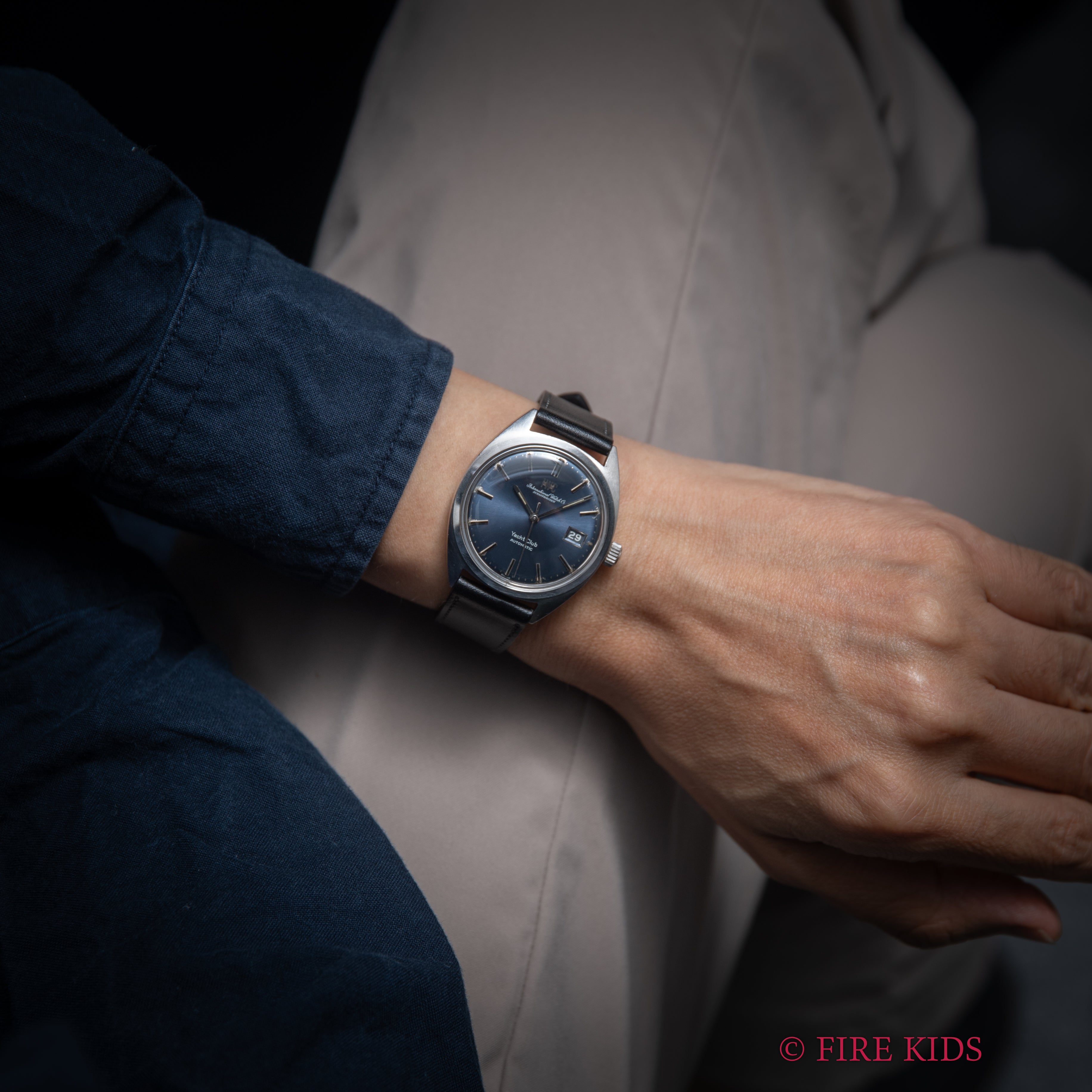 IWC ヨットクラブ 1973年製 ブルーダイヤル Cal.8541B ペラトン式自動巻き