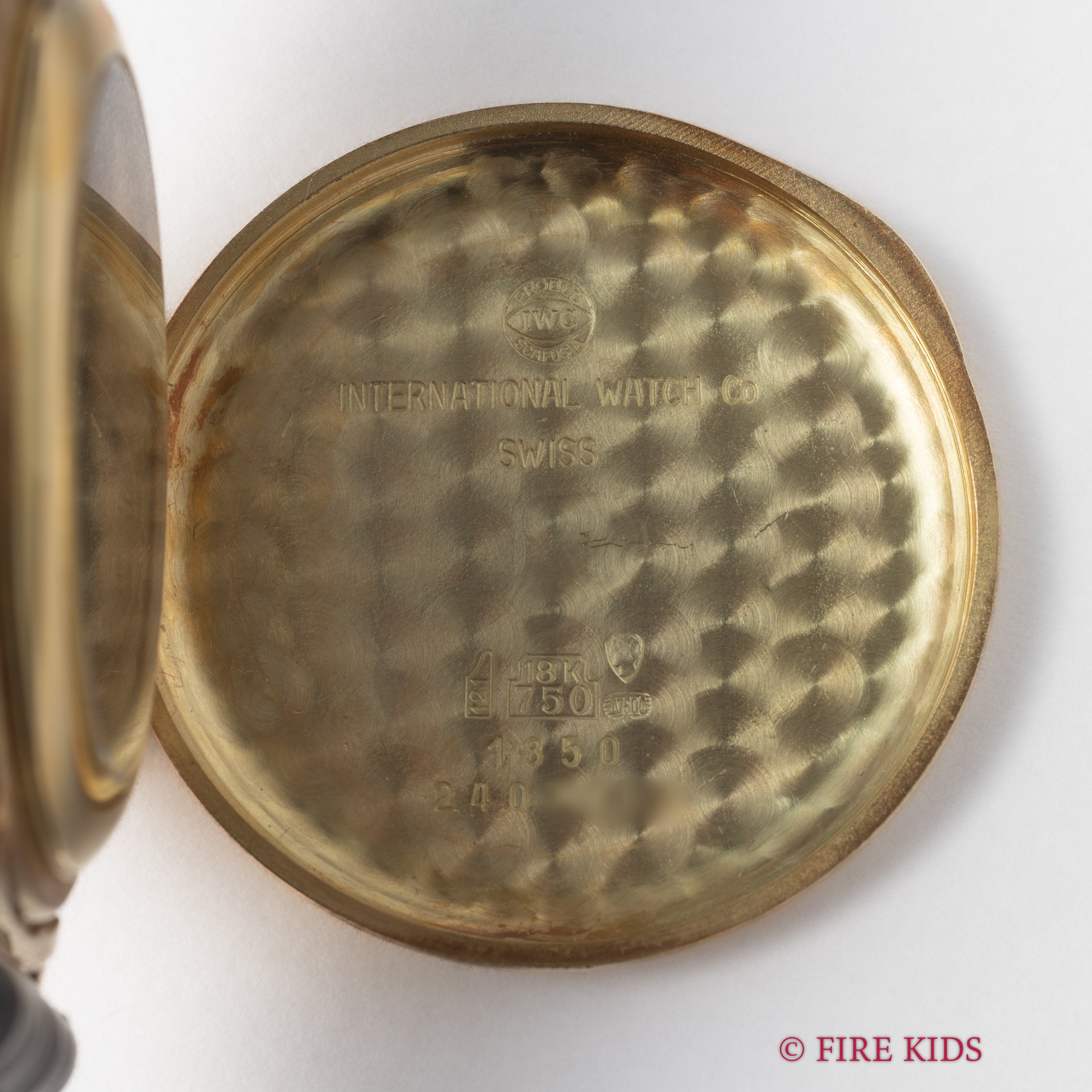 IWC 18金無垢 ダ・ヴィンチ 1988年製 ペラトン式自動巻 Cal.8541 バックハンターケース スケルトン