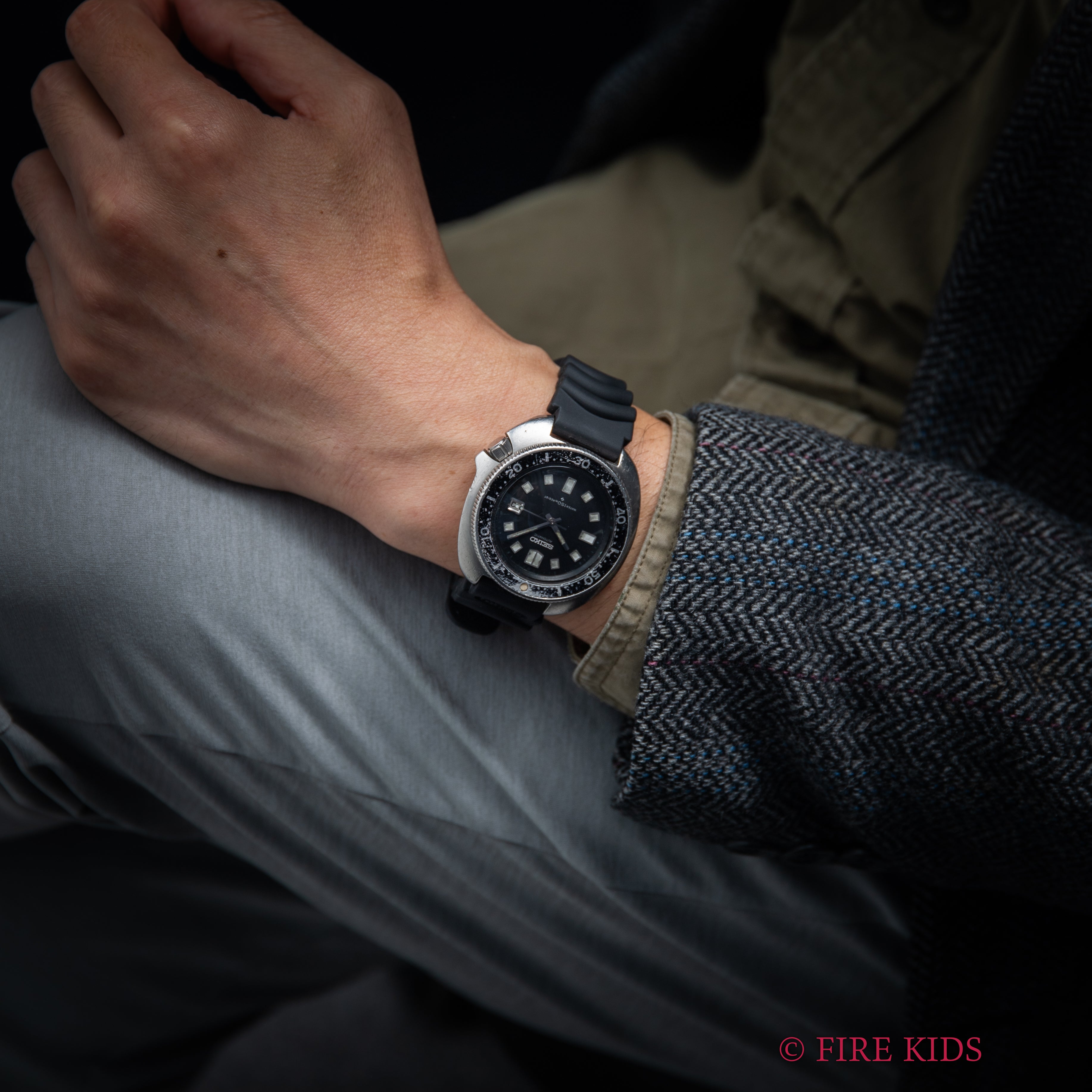 セイコー 150mダイバー 2nd後期最初期型 ウエムラダイバー 1970年製(昭和45年製) 自動巻き Ref.6105-8110