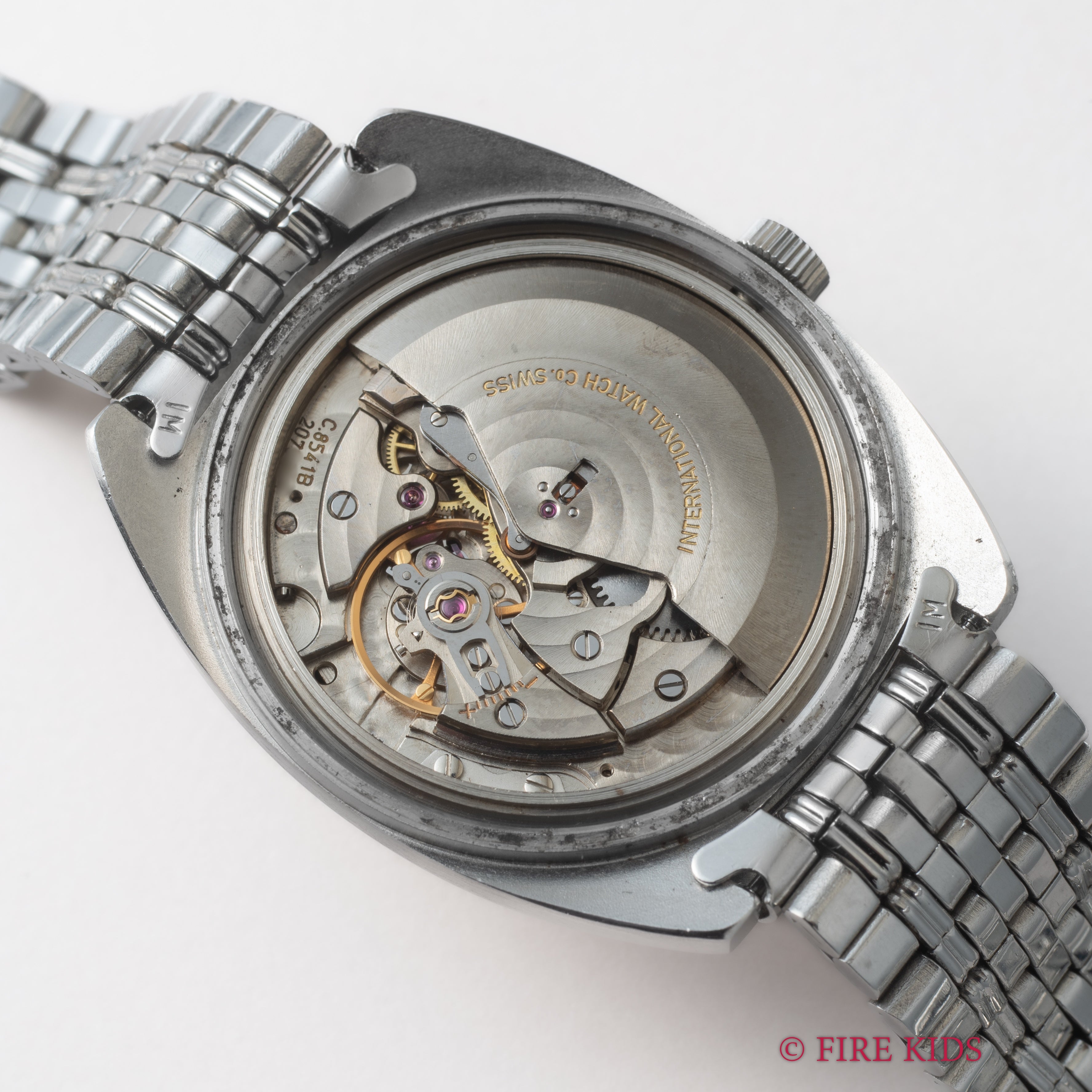 IWC 1971年製 オートマチック 純正ゲイフレアーブレス付き Cal.8541B