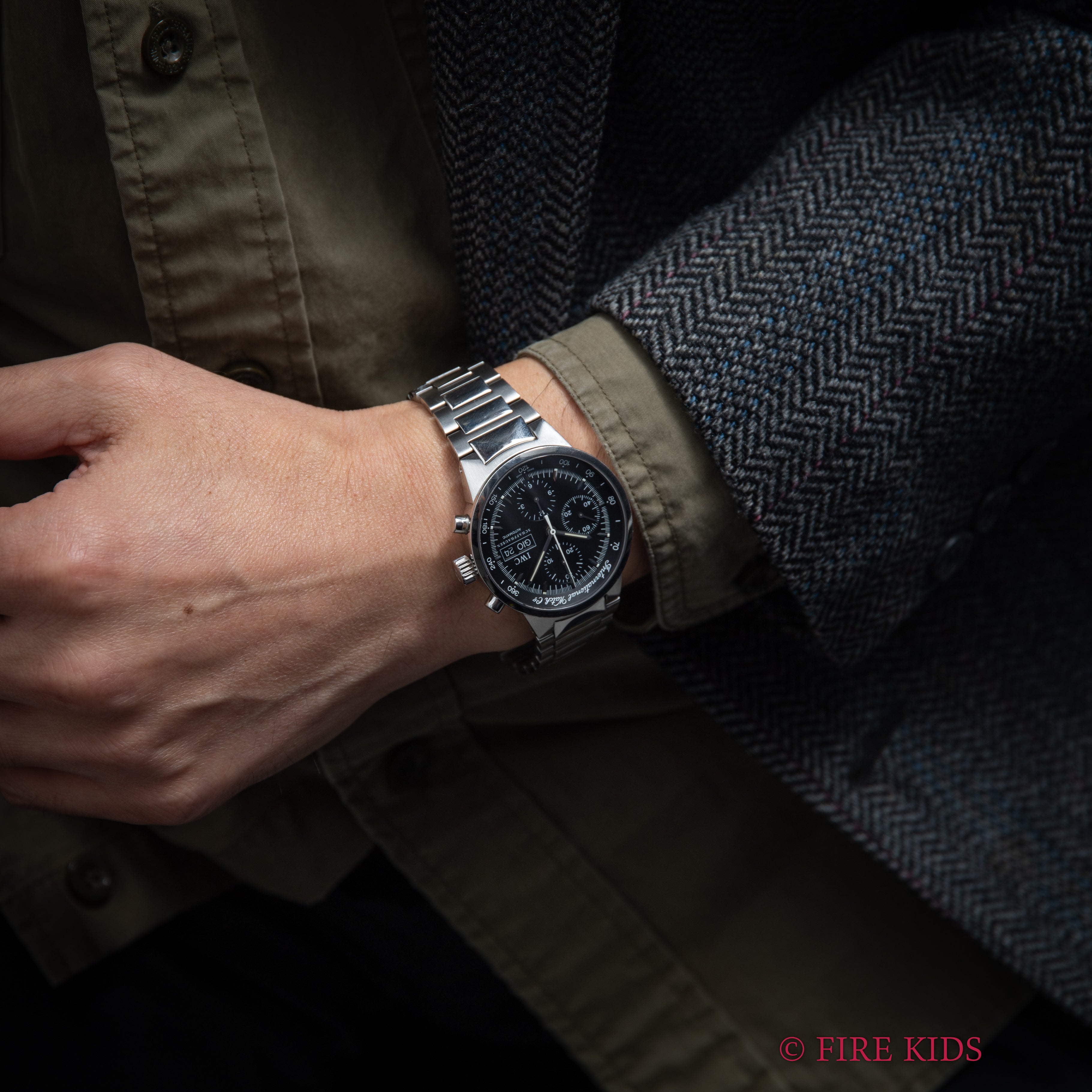 IWC GSTクロノグラフ デイデイト 2002年製 Ref.3707 ステンレス 自動巻き