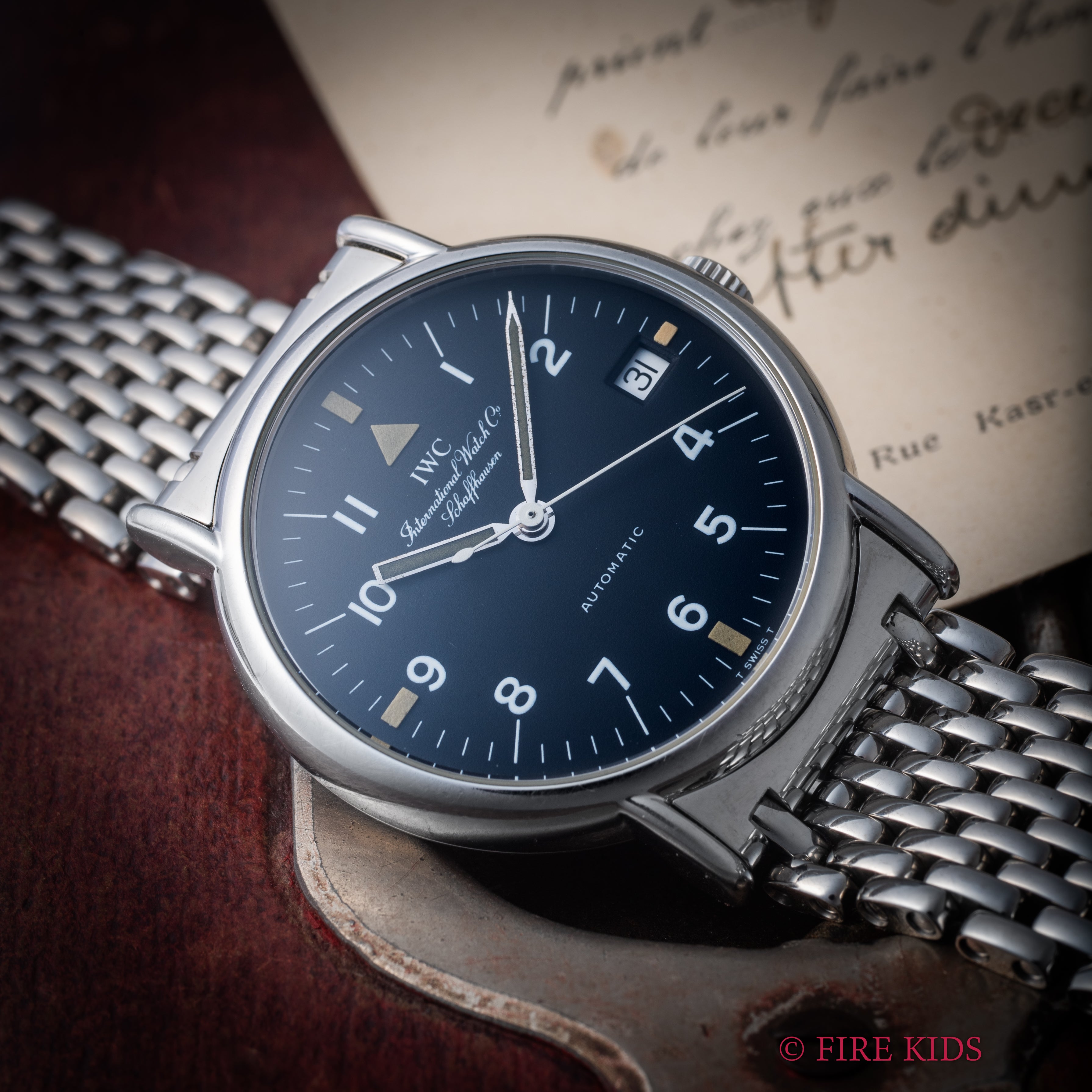 IWC ポートフィノ マークⅫダイヤル 1992年製 自動巻 純正ライスブレス付き