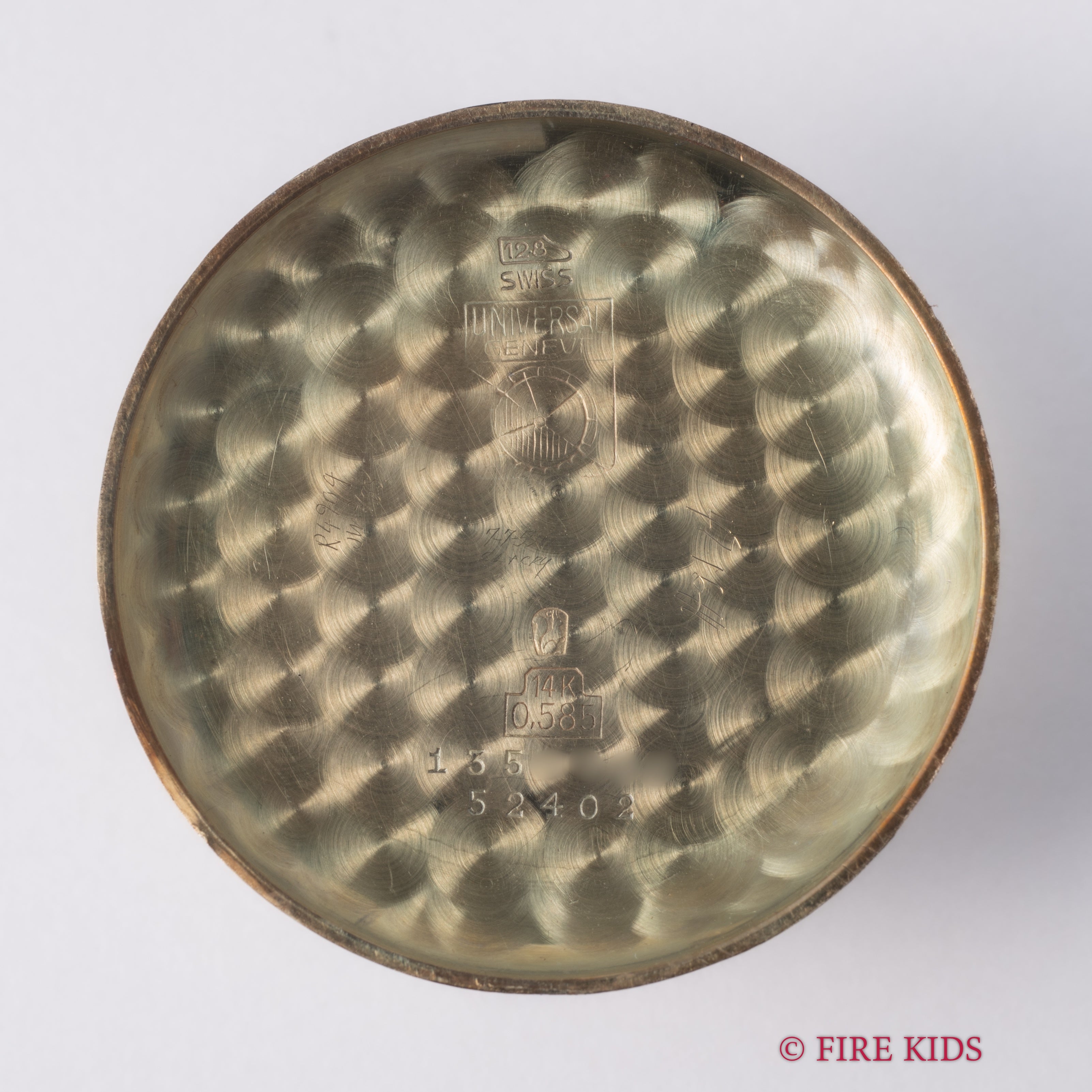 ユニバーサル・ジュネーブ 14金無垢ユニコンパックス 1940年代製 手巻 Cal.285 2レジスタークロノグラフ