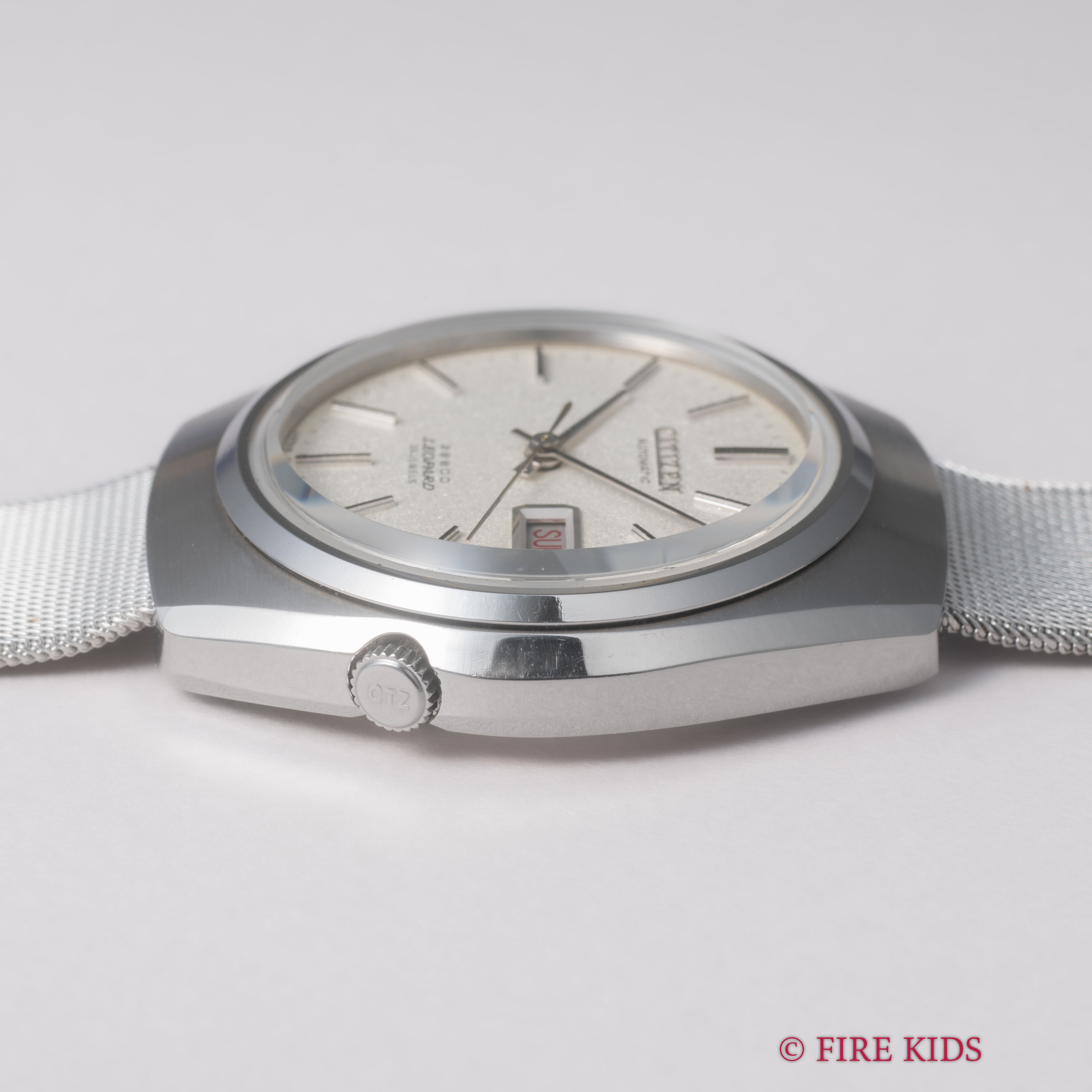 シチズン レオパール28800 スノーホワイトダイヤル 1973年製 Ref.4-77093-K ハイビート自動巻