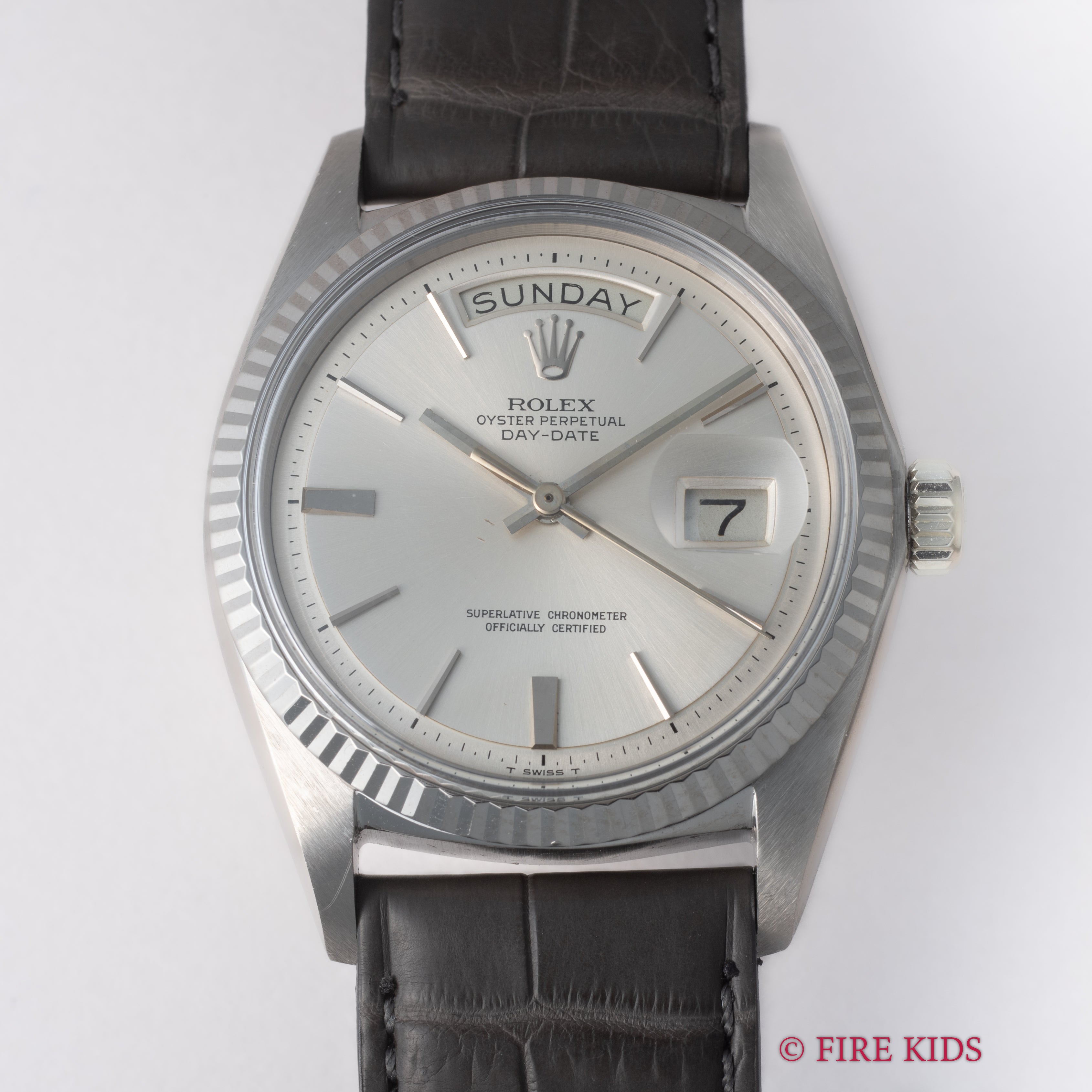 ロレックス 18金無垢ホワイトゴールドデイデイト 1966年製 Ref.1803 ドアストッパー