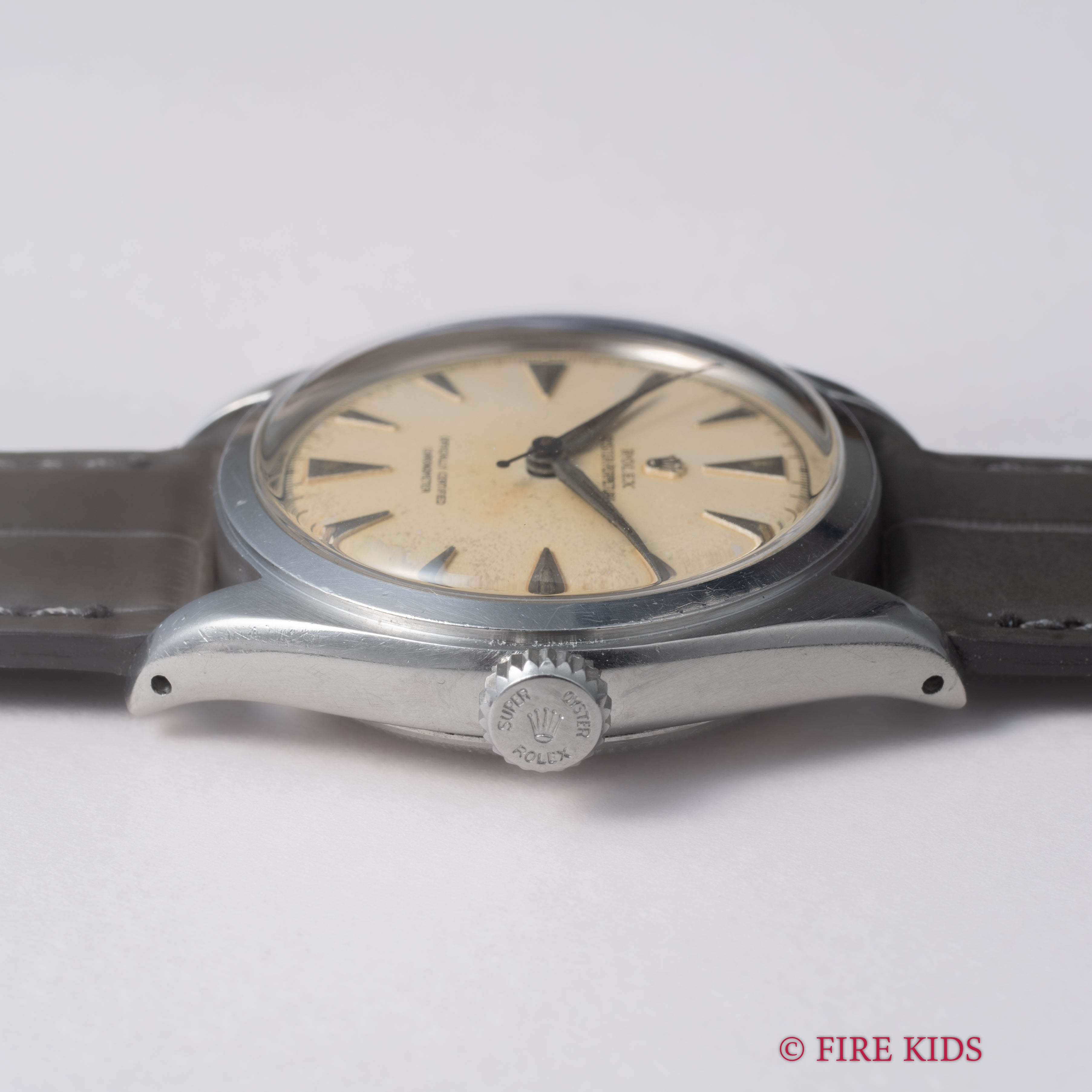 ロレックス セミバブルバック Ref.6084 1953年製 オイスターパーペチュアル 自動巻きスーパーオイスターリューズ