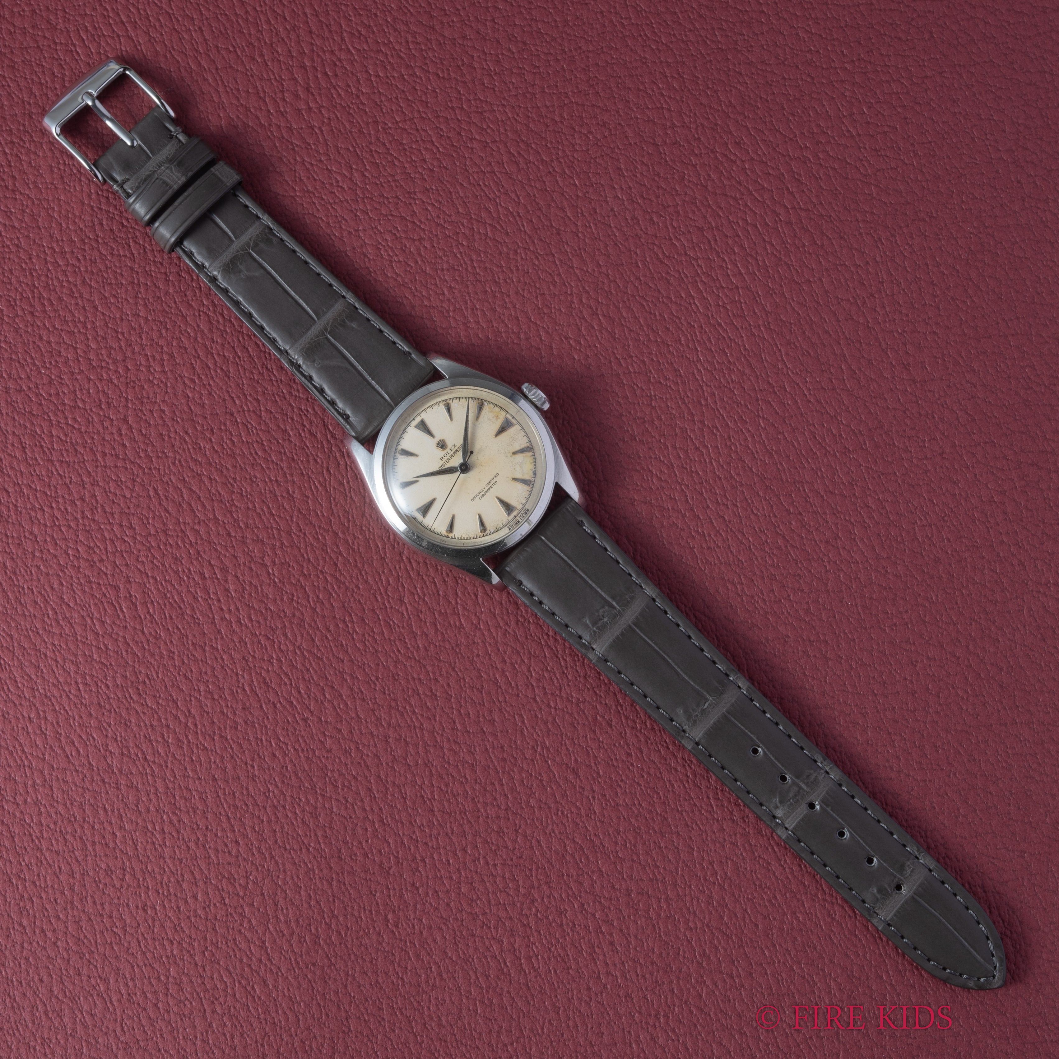 ロレックス セミバブルバック Ref.6084 1953年製 オイスターパーペチュアル 自動巻きスーパーオイスターリューズ