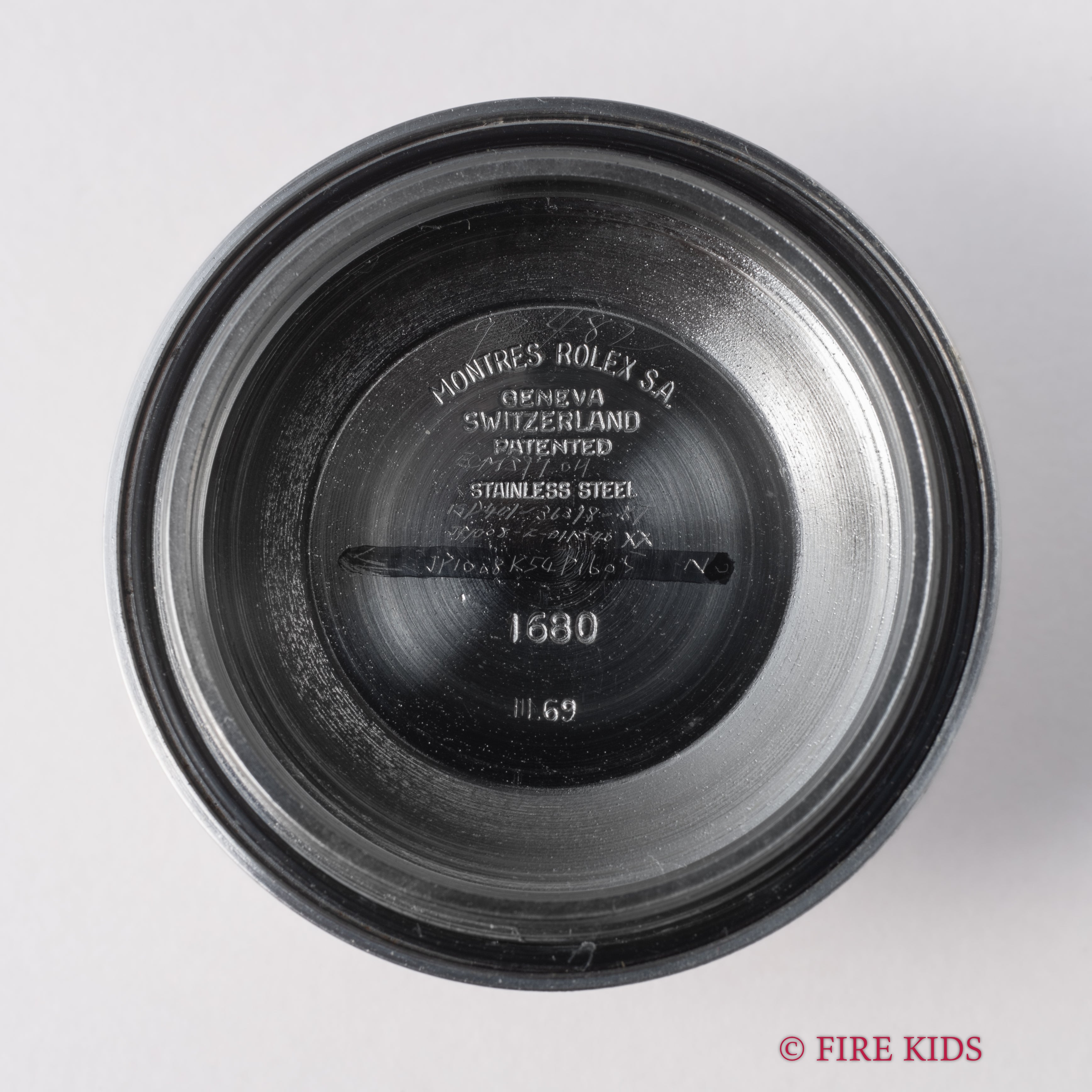 ロレックス 1969年製 サブマリーナー 赤サブ メーターファースト マーク3ダイヤル Ref.1680 ブラウンチェンジ リベットブレス