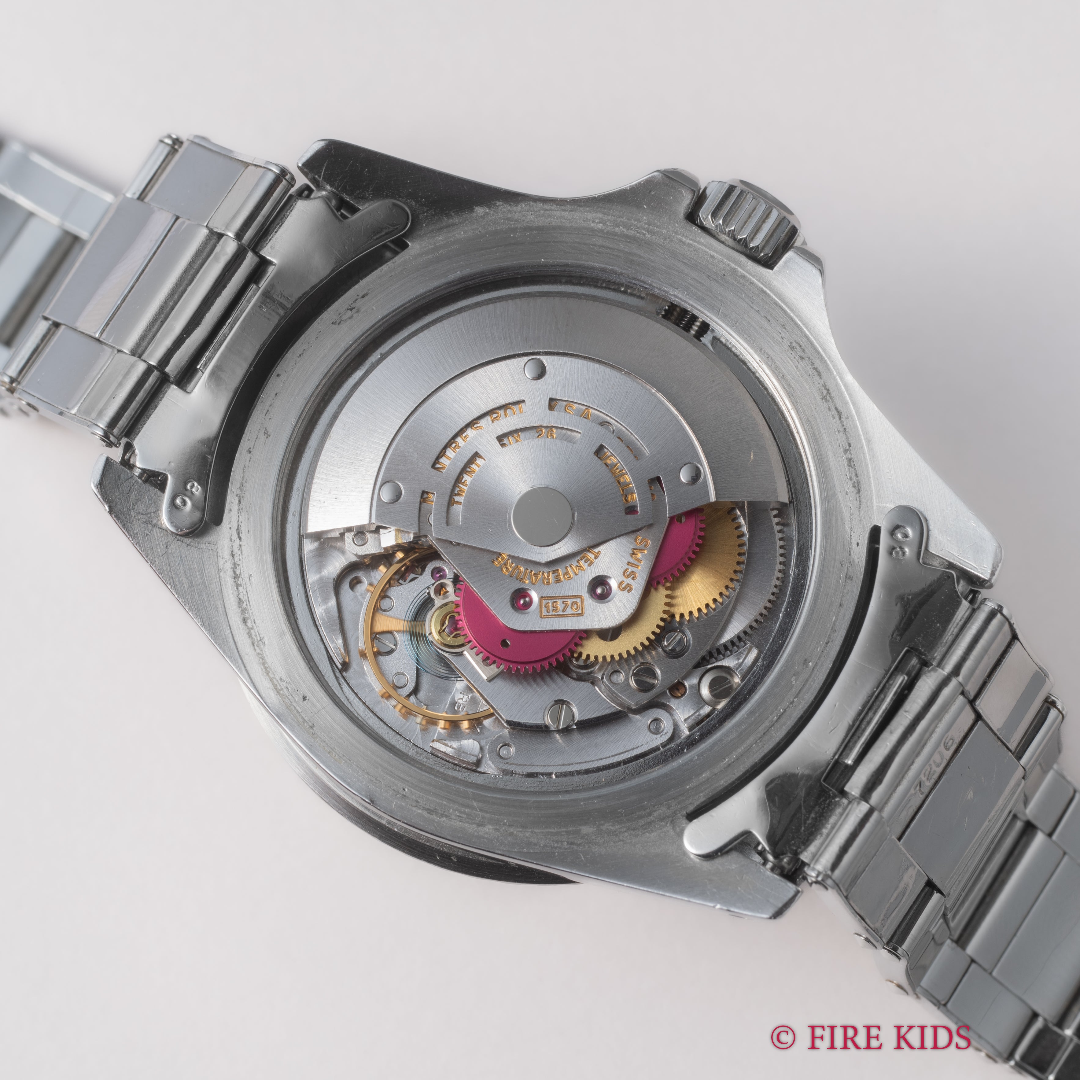 ロレックス 1969年製 サブマリーナー 赤サブ メーターファースト マーク3ダイヤル Ref.1680 ブラウンチェンジ リベットブレス