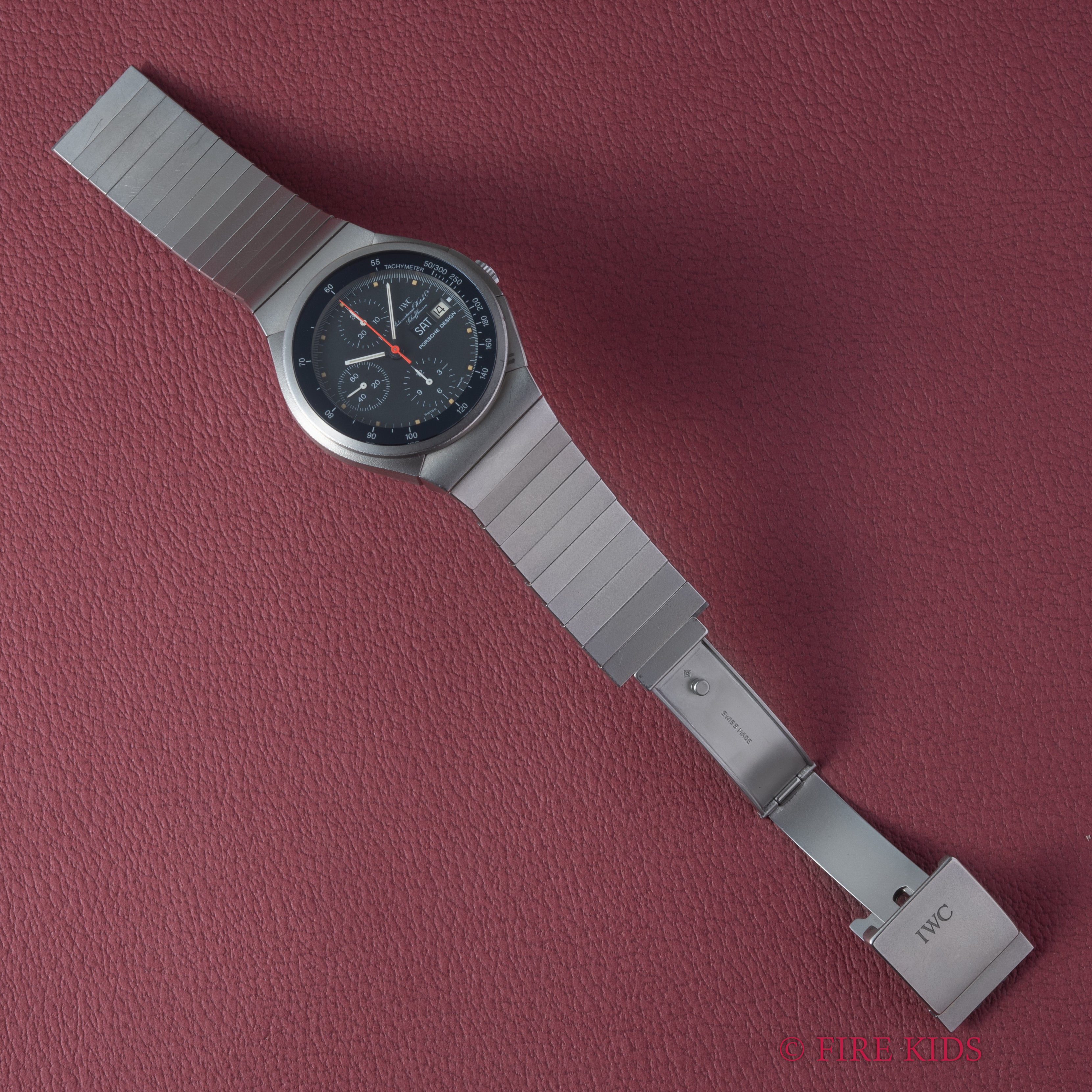 ポルシェデザイン by IWC 1981年製 自動巻クロノグラフ Ref.3700 チタンケースブレス