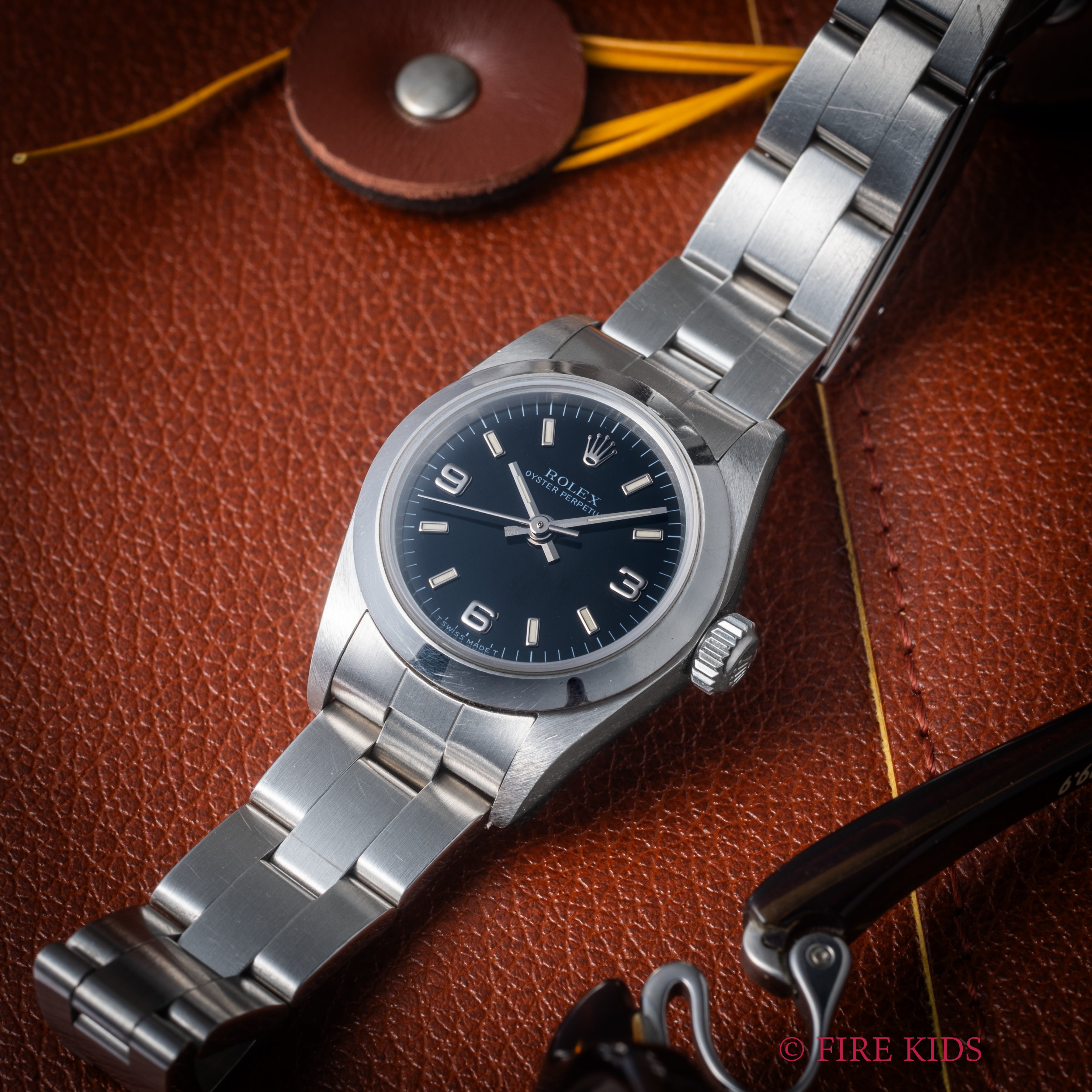 ロレックス レディース オイスターパーペチュアル 1997年製 Ref.67180 エクスプローラーダイヤル