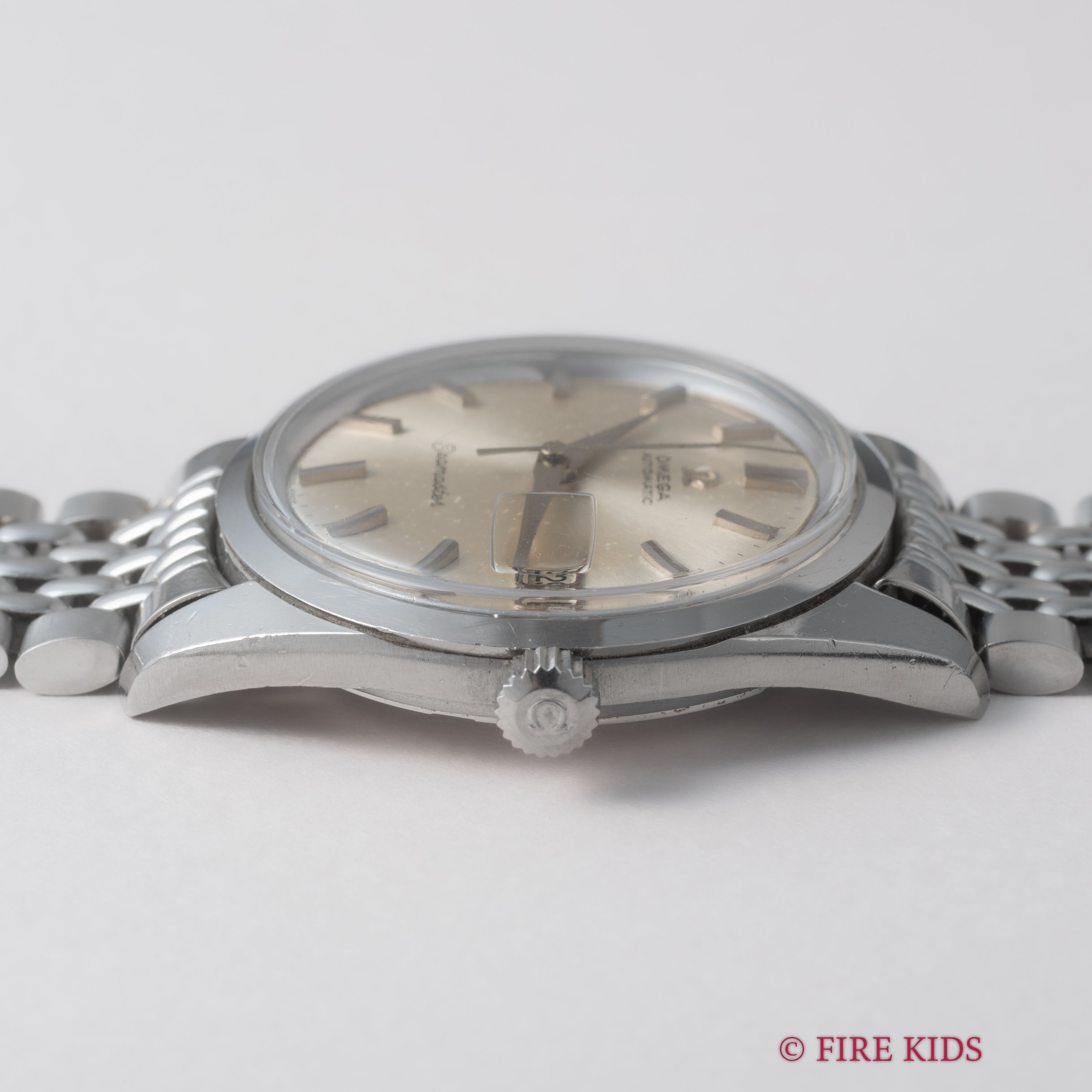 オメガ シーマスター 1964年製 Ref.166.010 自動巻 Cal.562 シルバーダイヤル 純正ライスブレス