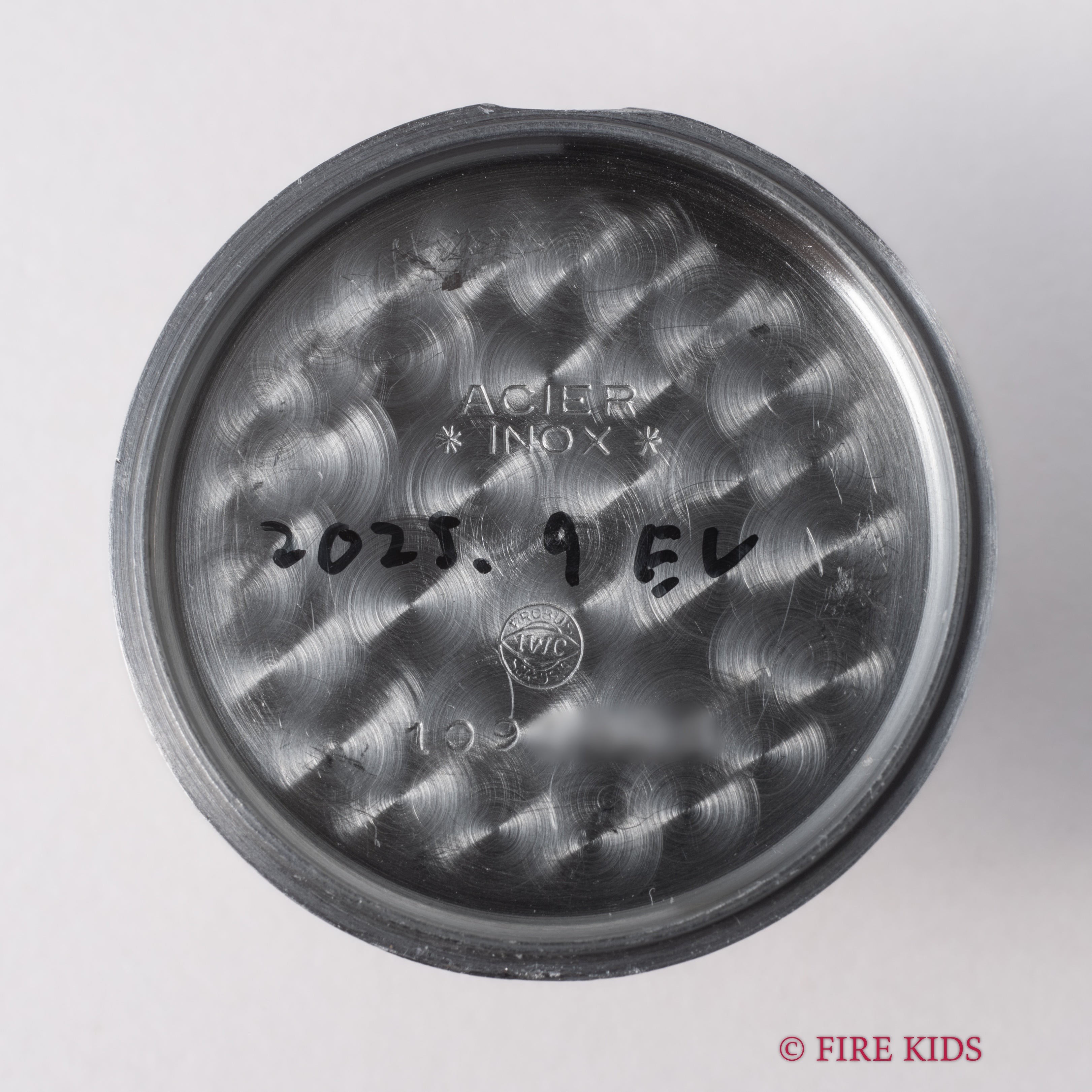 IWC ブラックミラーダイヤル 1944年製 手巻 Cal.61 ティアドロップラグ センターセコンド