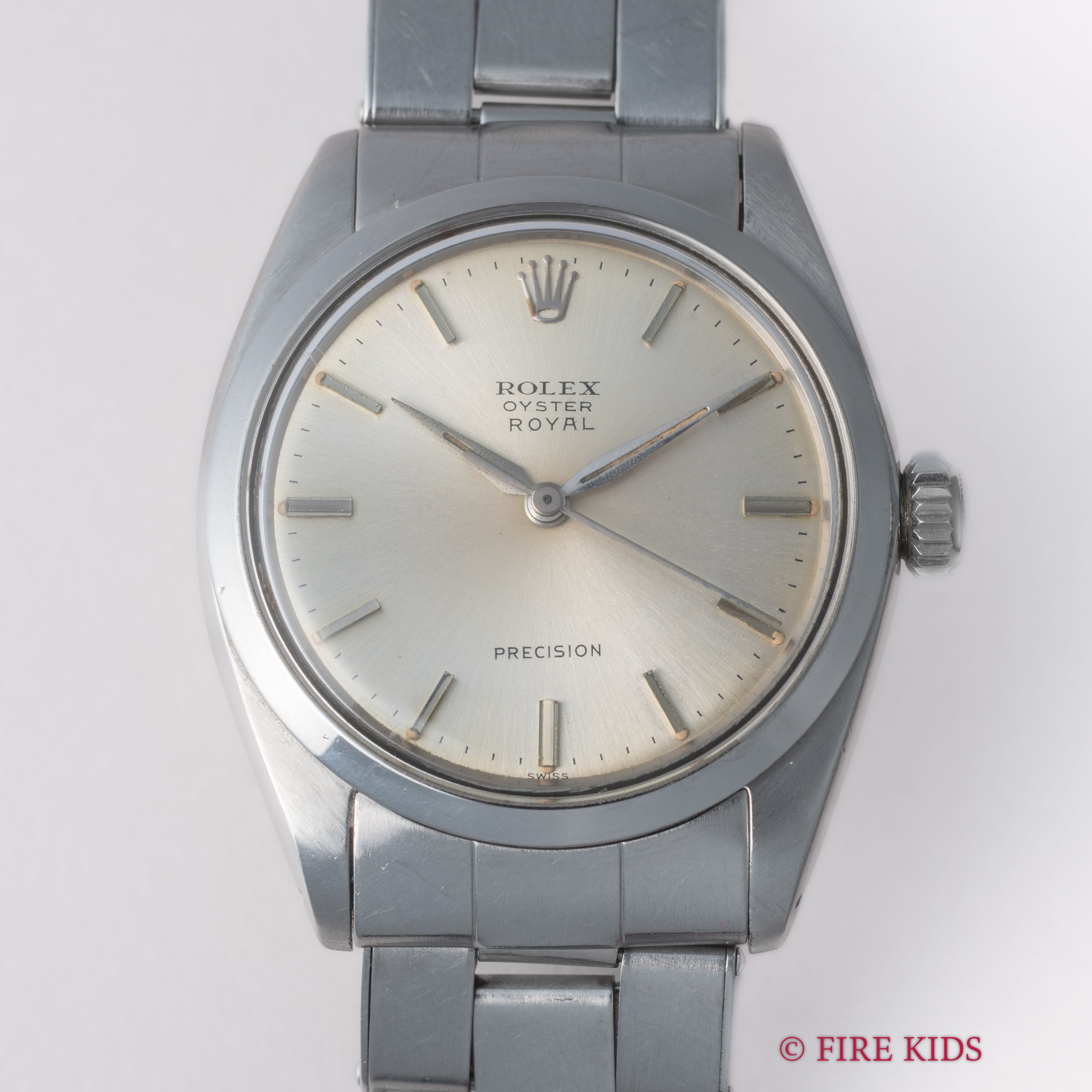 ロレックス オイスターロイヤル 1962年製 Ref.6426 アルファハンド 手巻 Cal.1210 純正リベットブレス