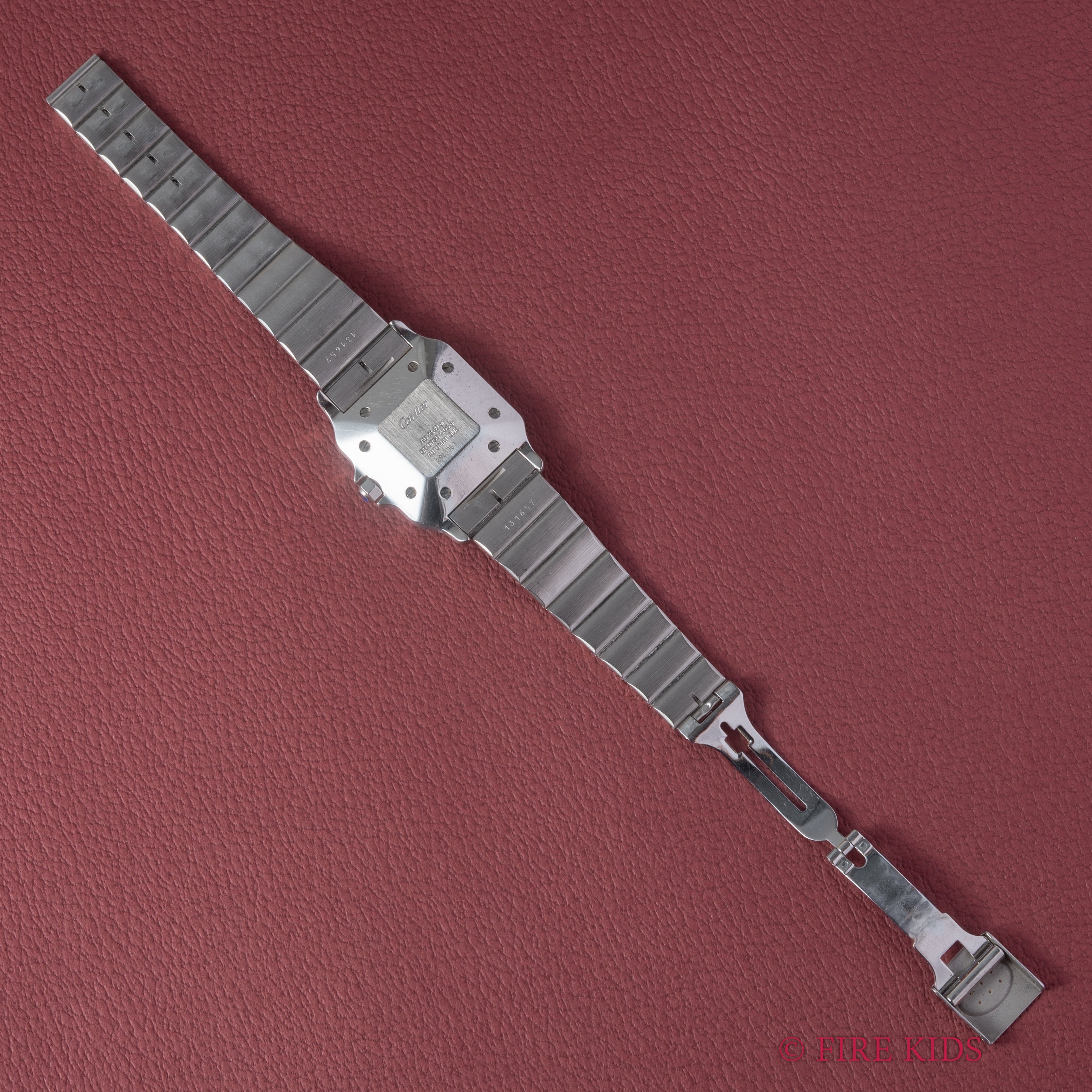 カルティエ サントス LMサイズ コンビ 自動巻き 1980年代製 ホワイトローマンダイヤル