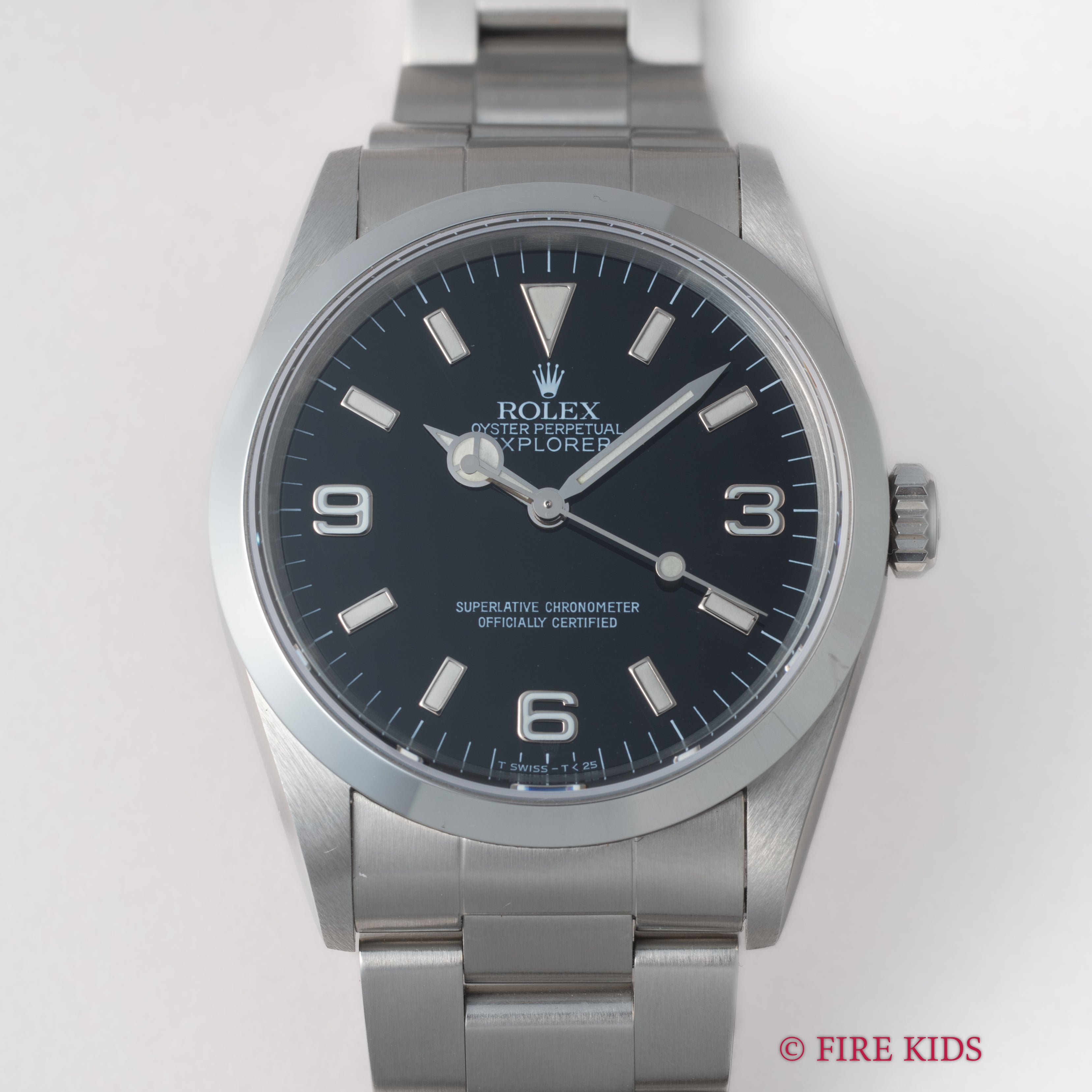 ロレックス エクスプローラー 1997年製 Ref.14270 トリチウム夜光 箱、ギャランティー、冊子、サービスギャラ付き