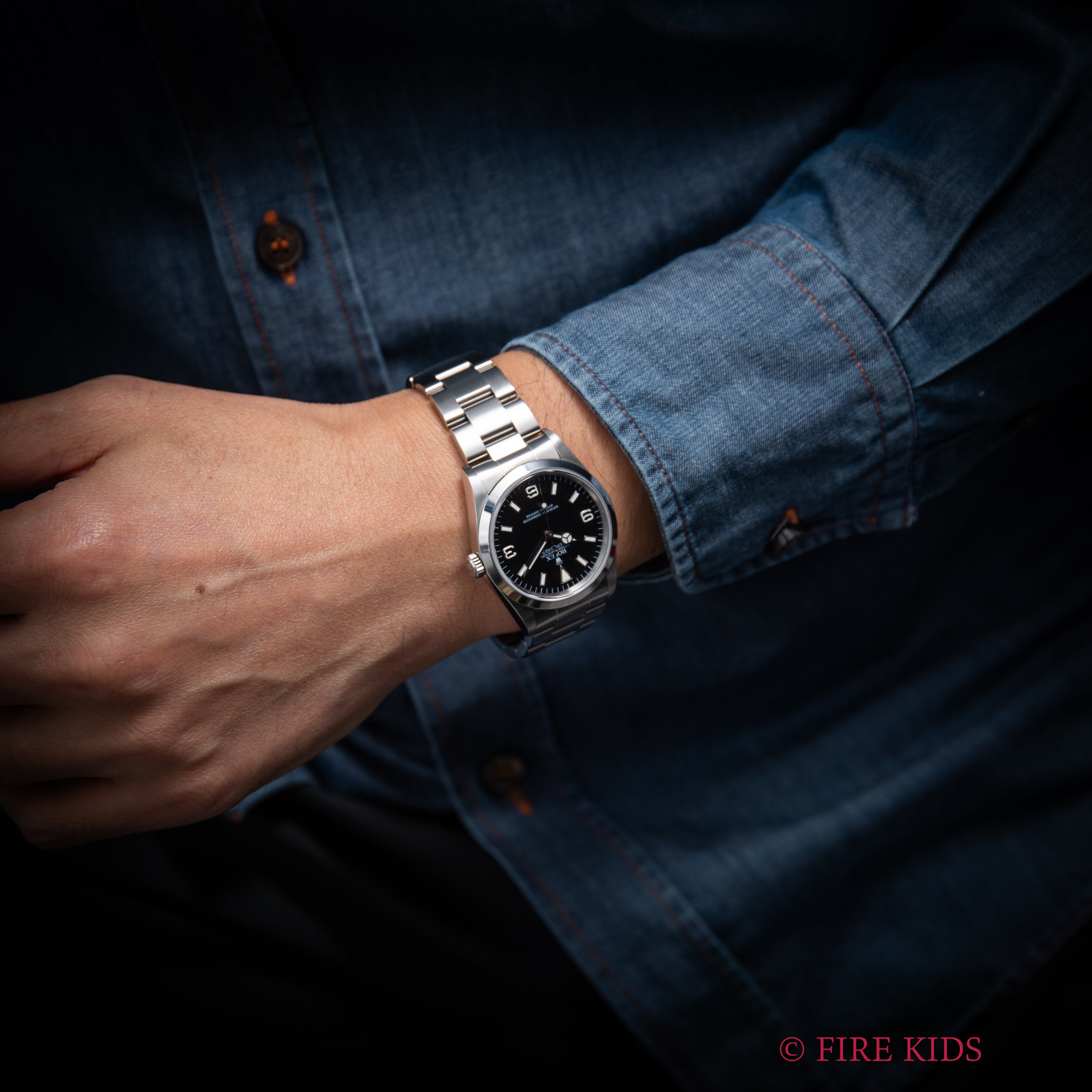 ロレックス エクスプローラー 1997年製 Ref.14270 トリチウム夜光 箱、ギャランティー、冊子、サービスギャラ付き