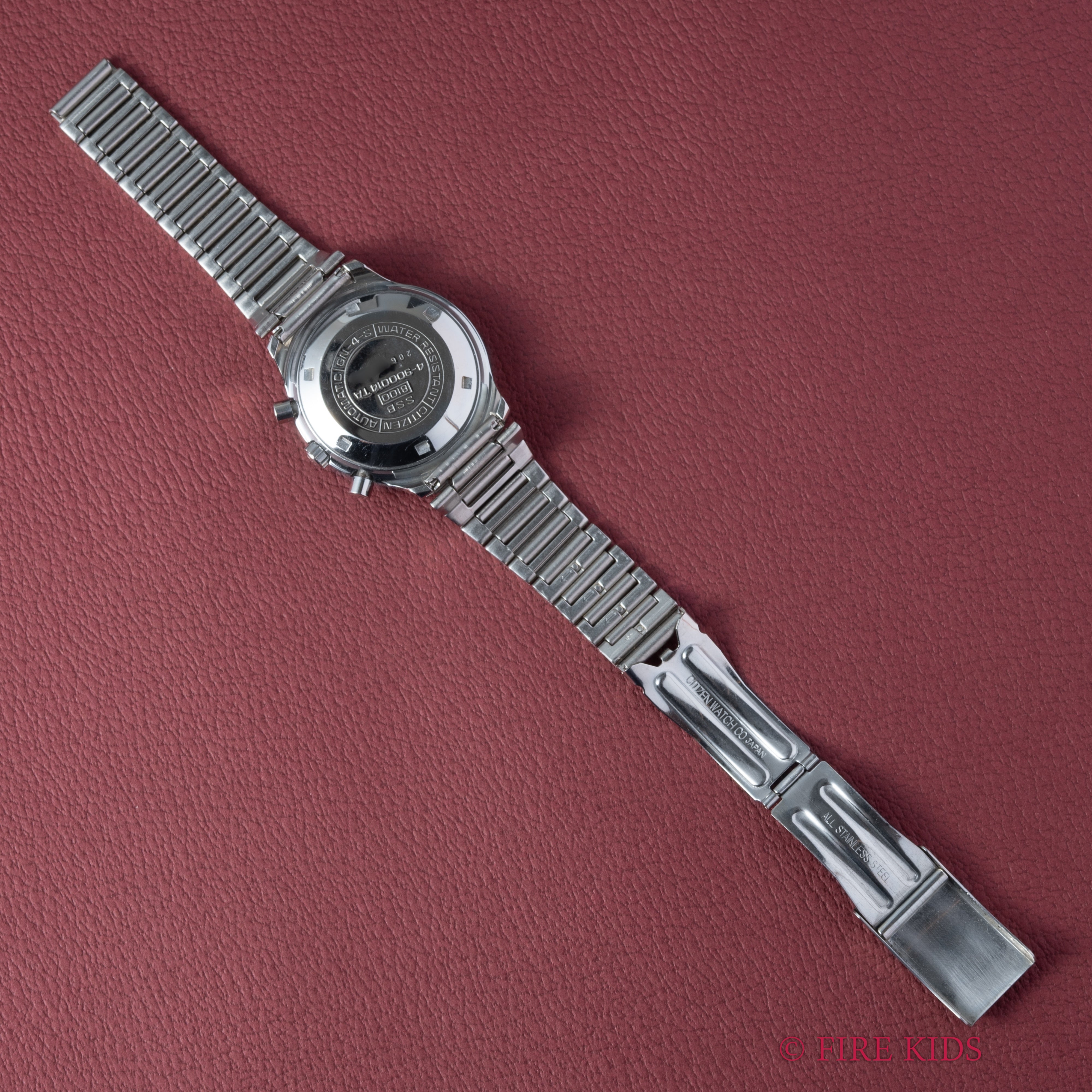 シチズン チャレンジタイマー 自動巻きクロノグラフ 1972年製 フライバック付き 純正ブレス