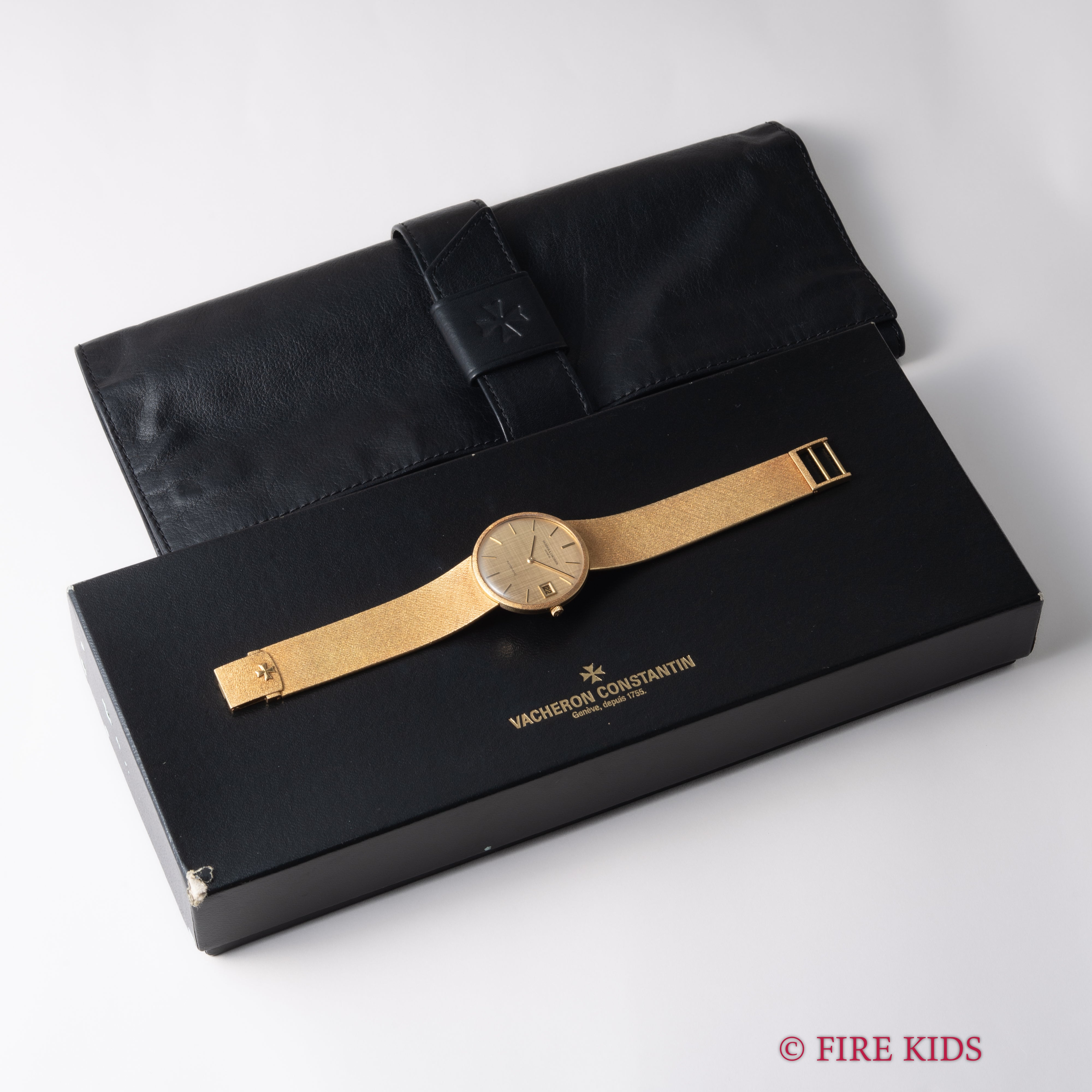 ヴァシュロン・コンスタンタン 18金無垢ブレス一体型エクストラフラット 1970年代製 自動巻 Cal.K1121