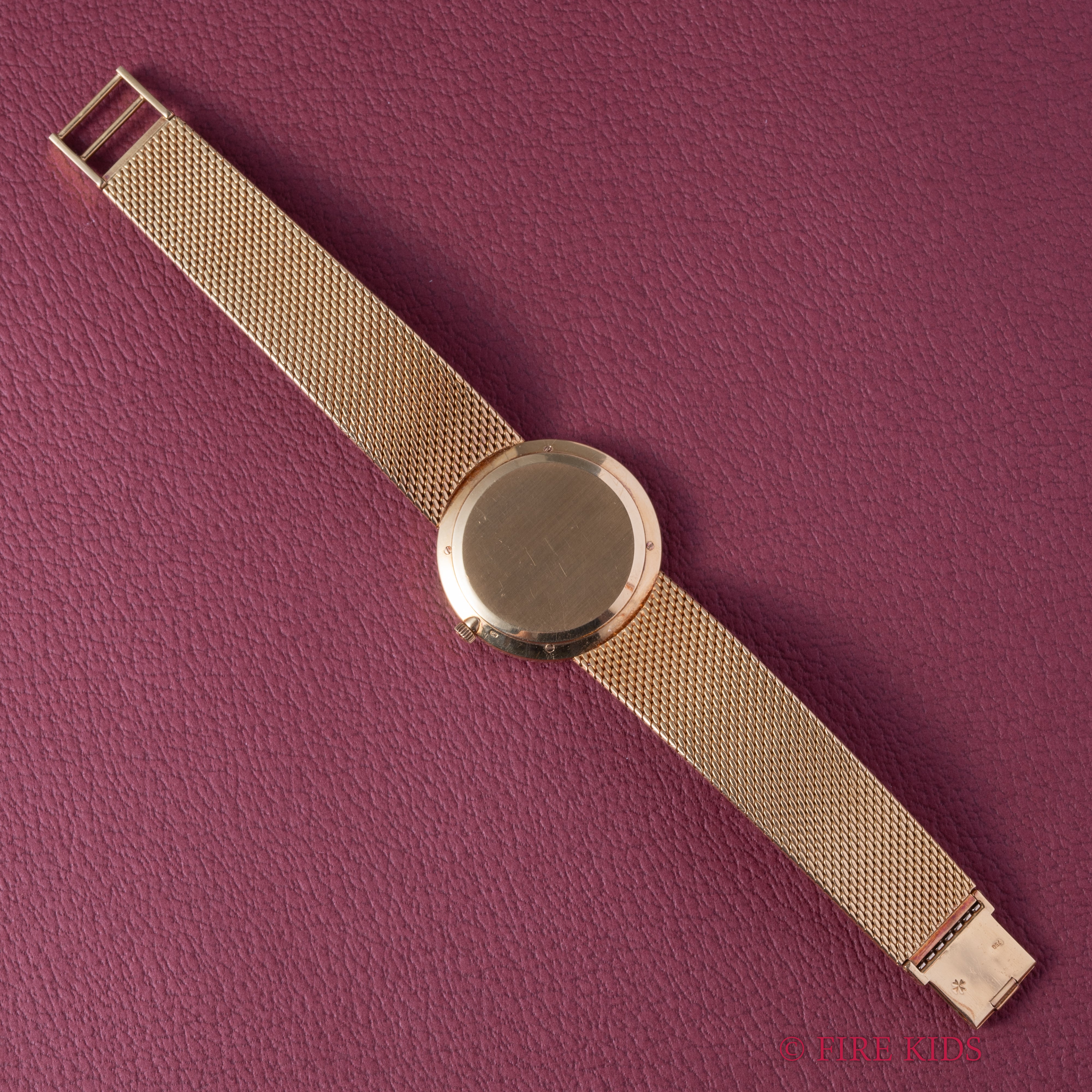 ヴァシュロン・コンスタンタン 18金無垢ブレス一体型エクストラフラット 1970年代製 自動巻 Cal.K1121