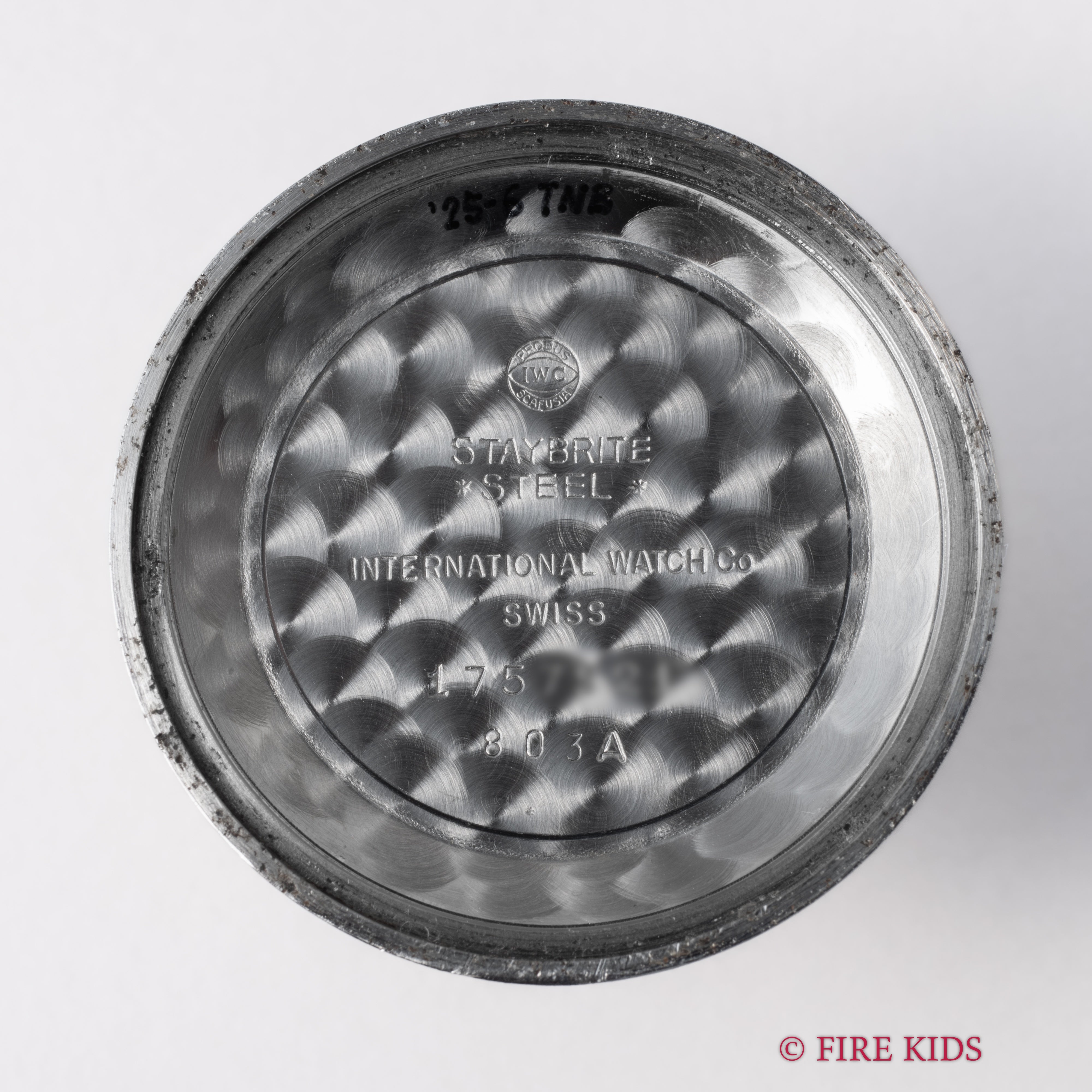 IWC ラウンドモデル オートマチック ホワイトローマンダイヤル 1965年製 お魚リューズ